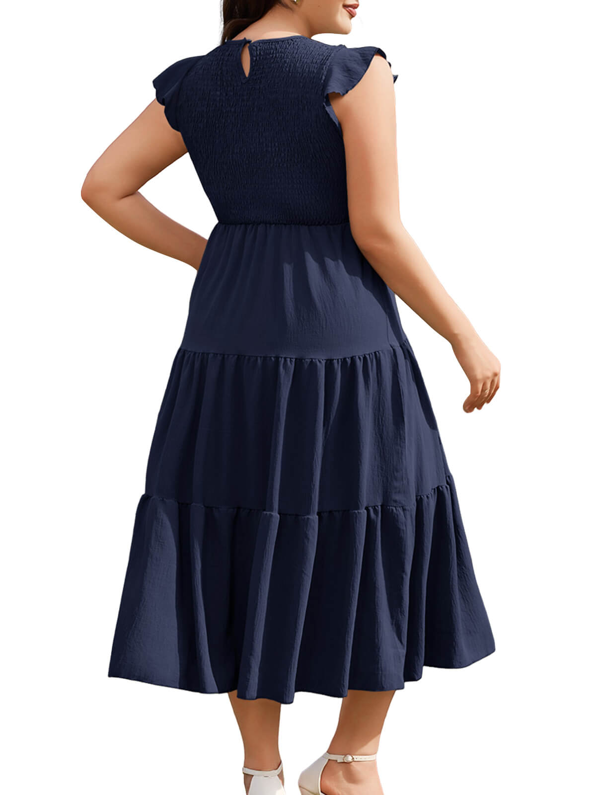 Damen Leinenhose Weites Bein