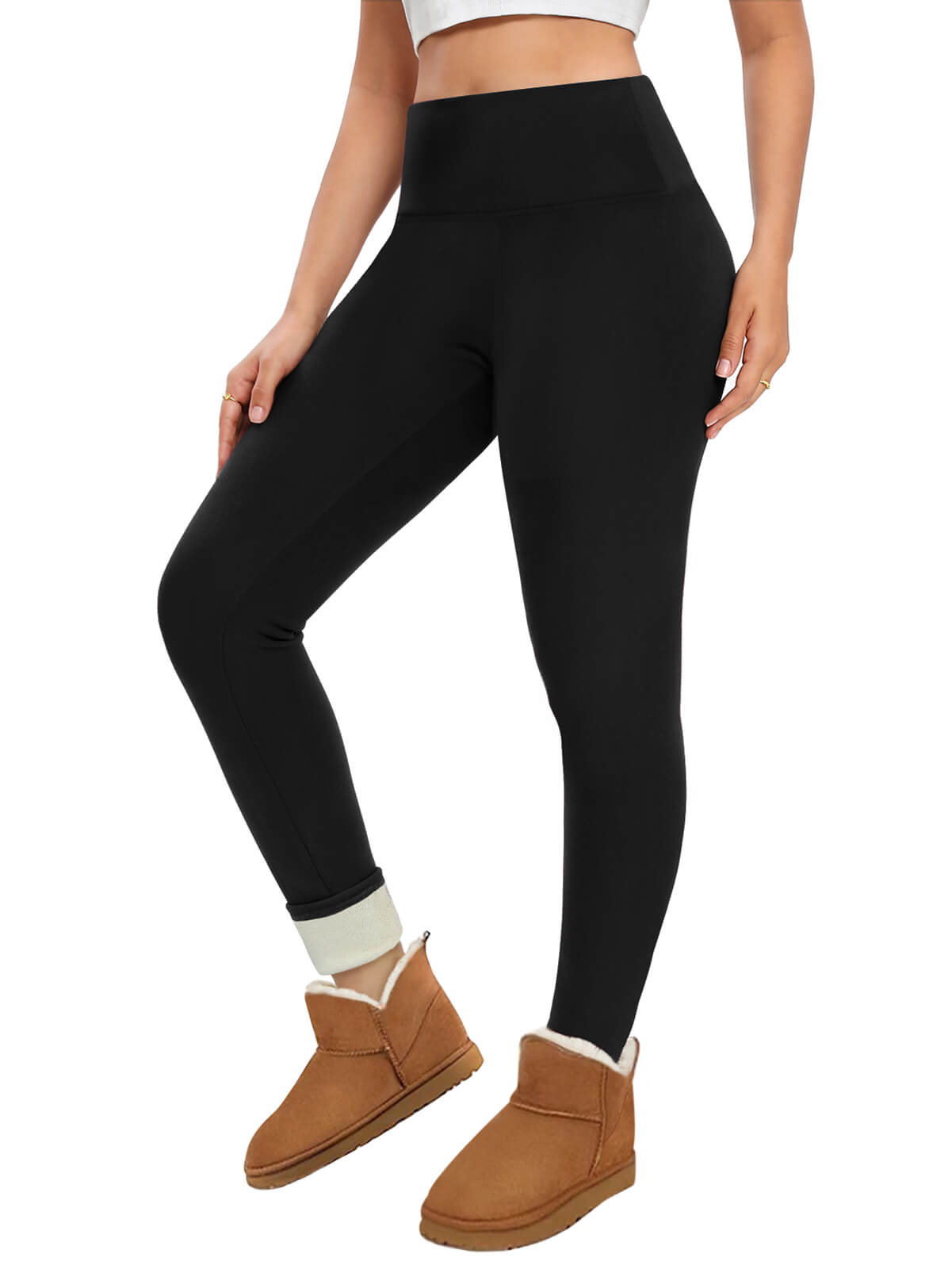 Damen Leinenhose Weites Bein