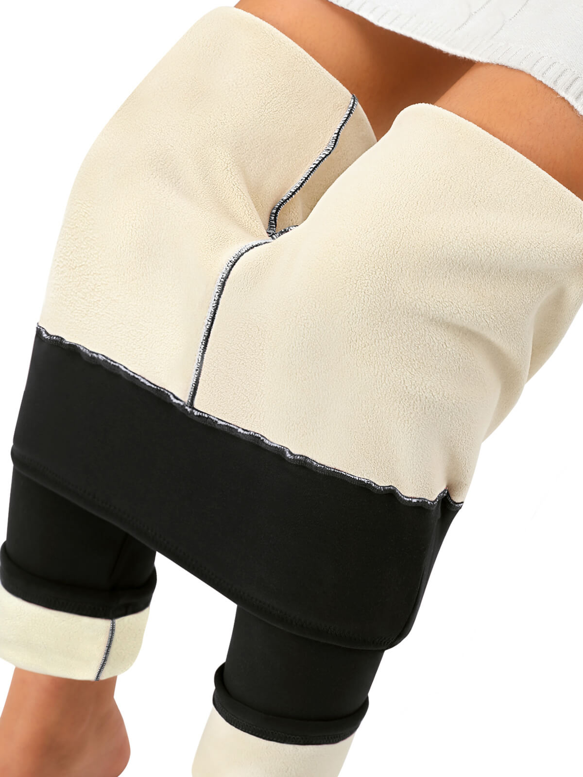 Damen Leinenhose Weites Bein