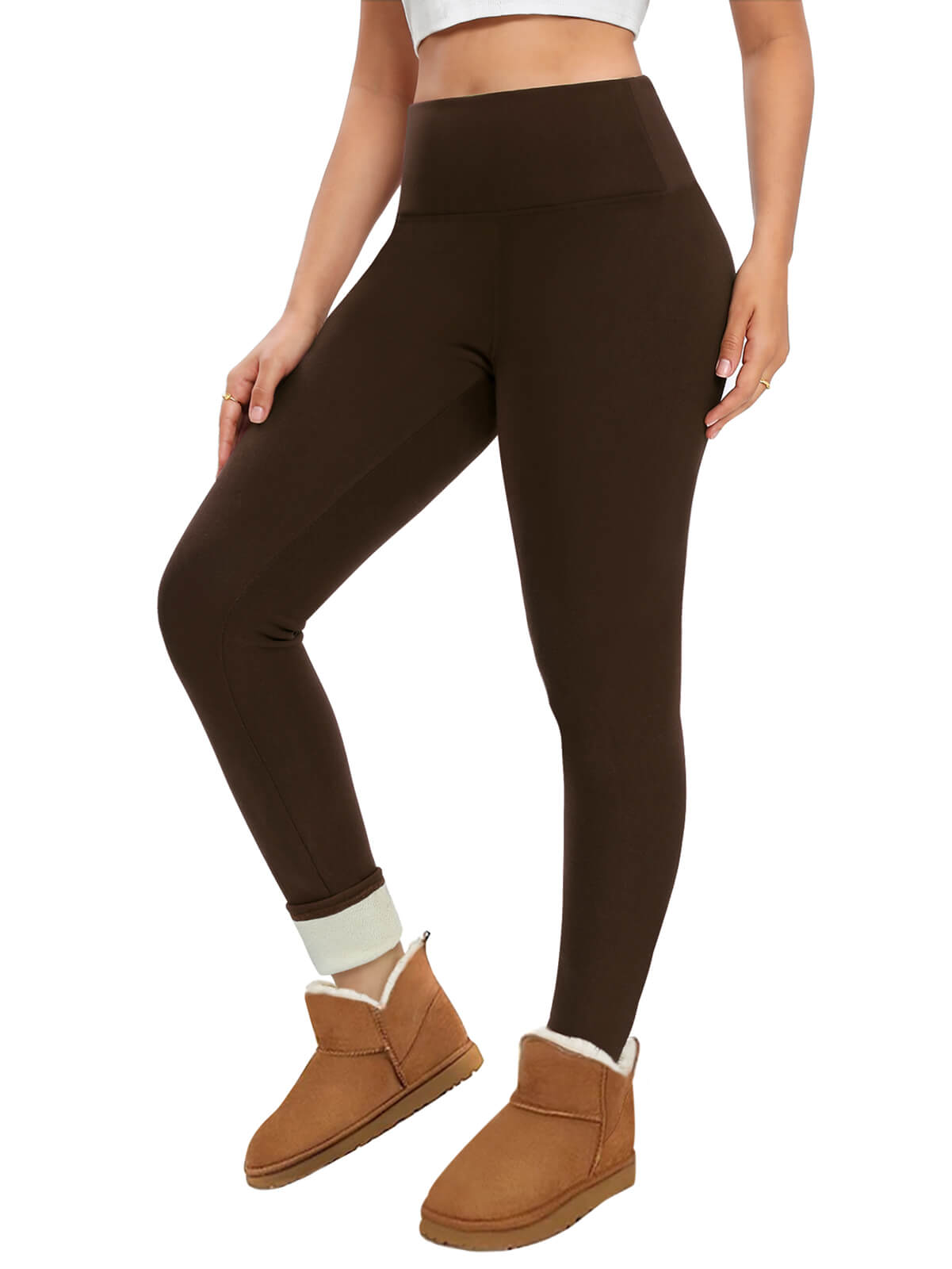 Damen Leinenhose Weites Bein