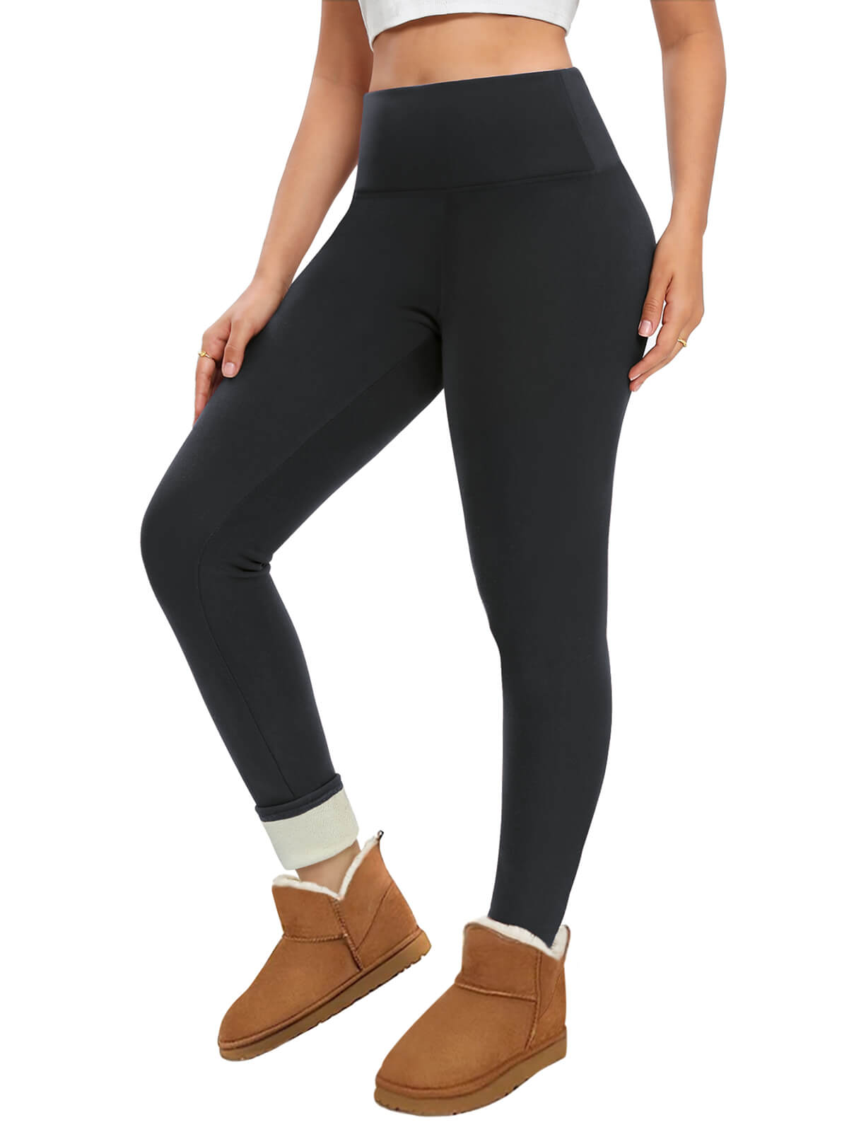 Damen Leinenhose Weites Bein