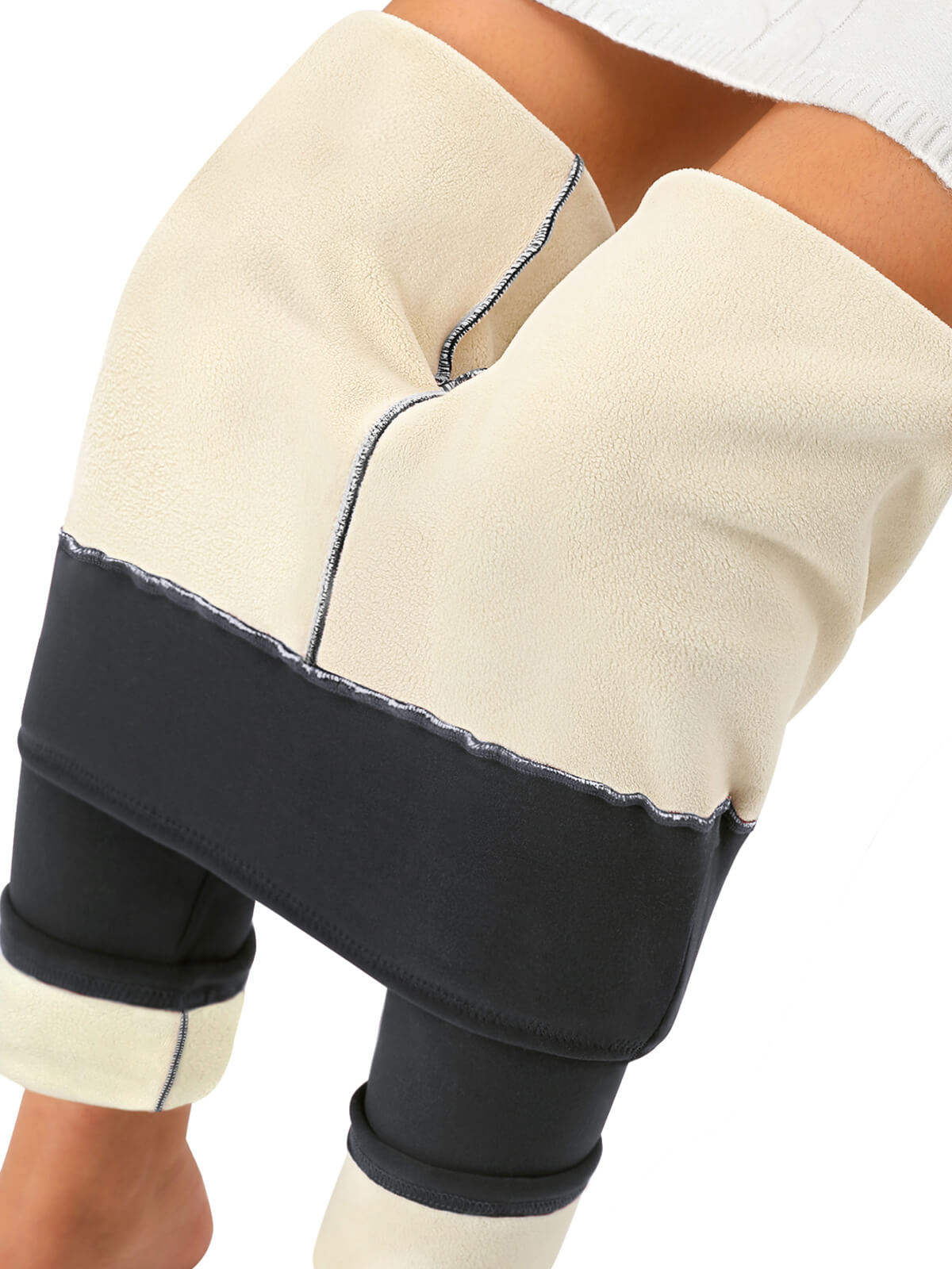 Damen Leinenhose Weites Bein