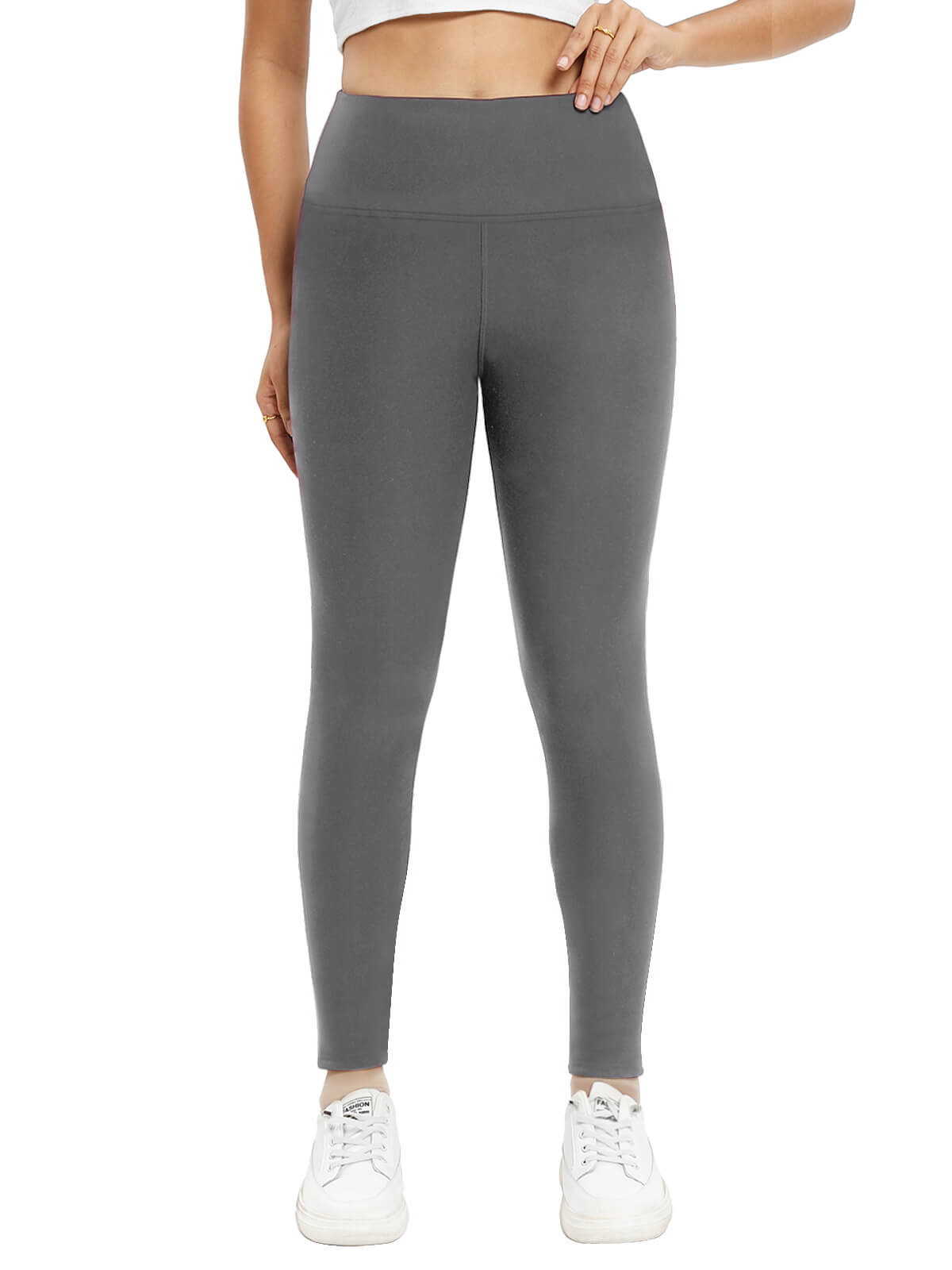Damen Leinenhose Weites Bein
