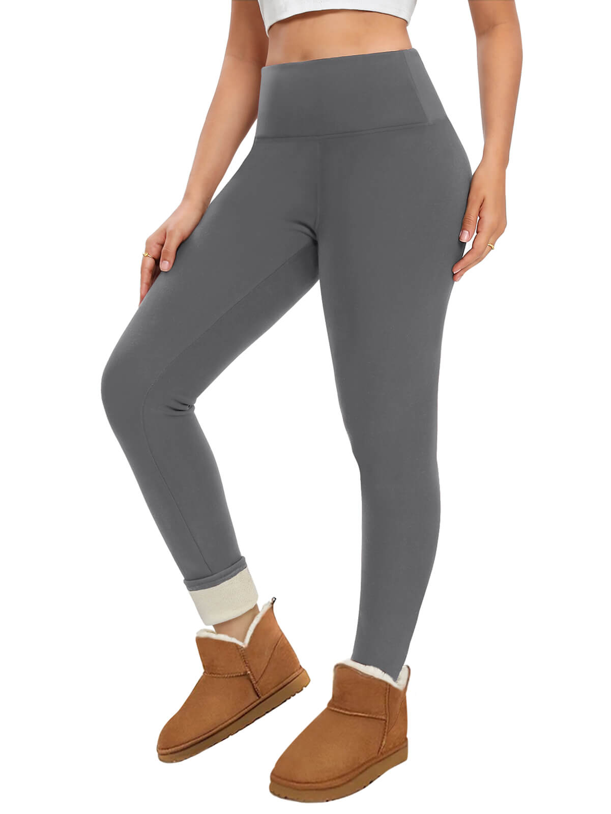 Damen Leinenhose Weites Bein