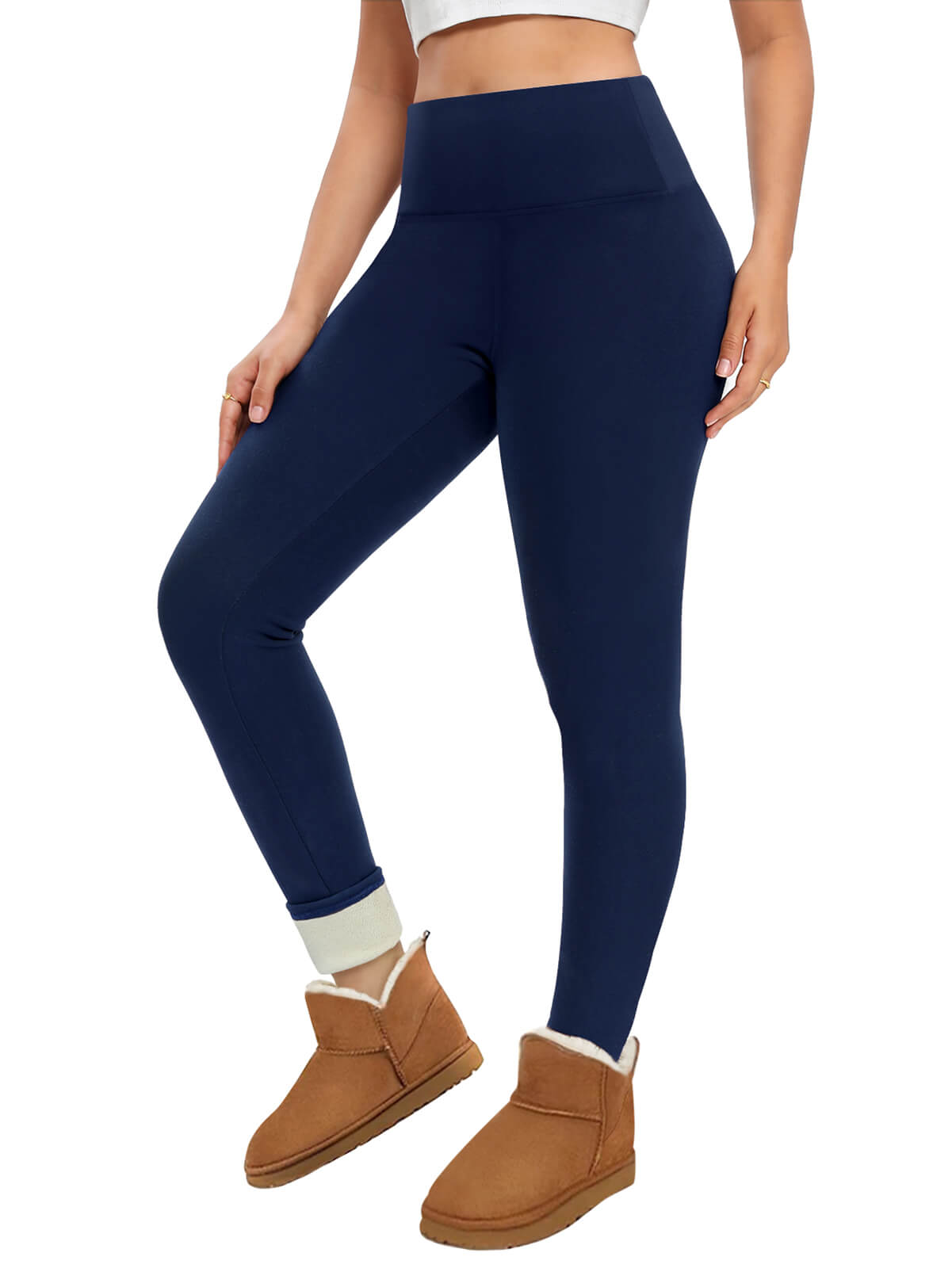 Damen Leinenhose Weites Bein