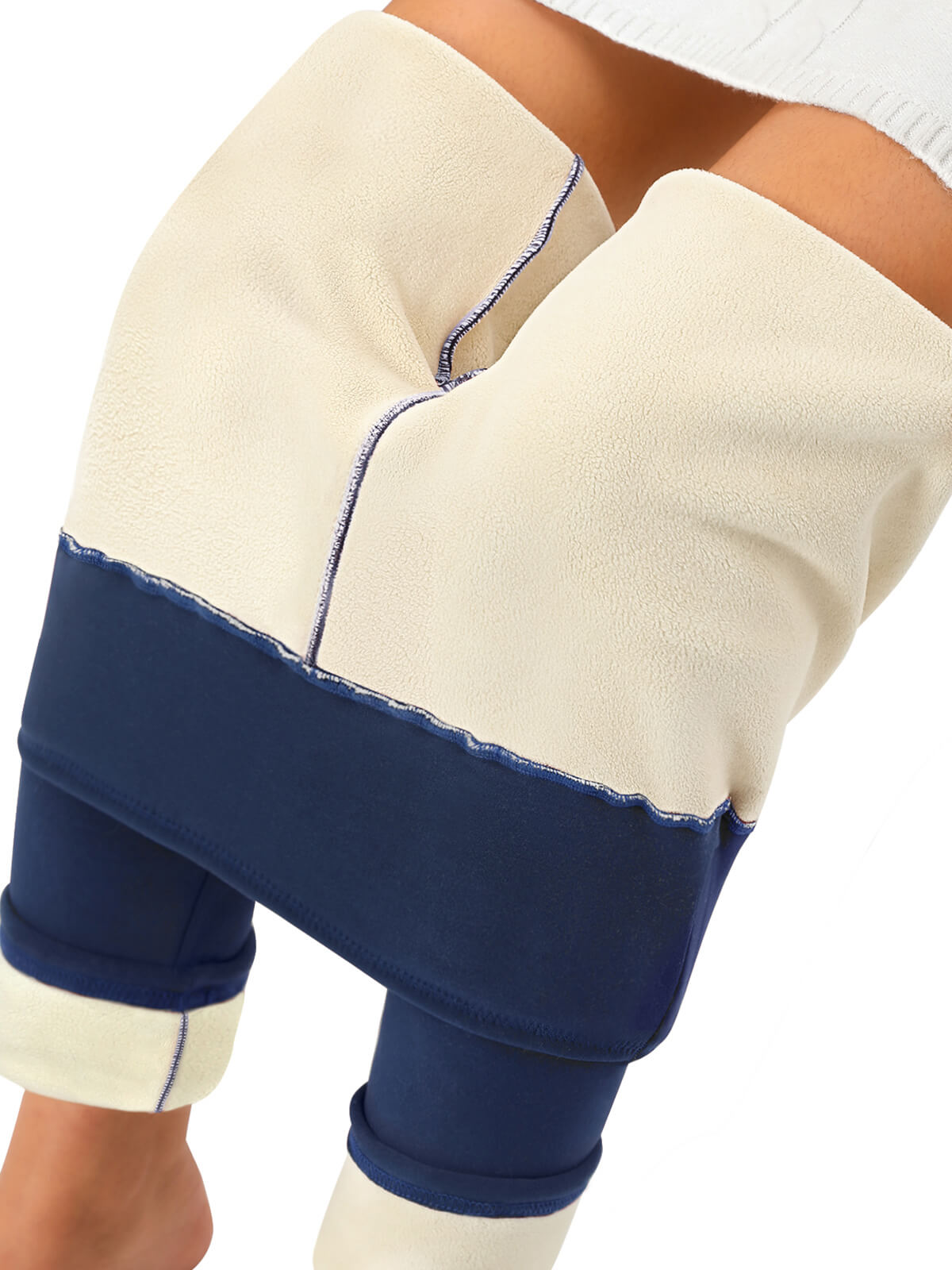 Damen Leinenhose Weites Bein
