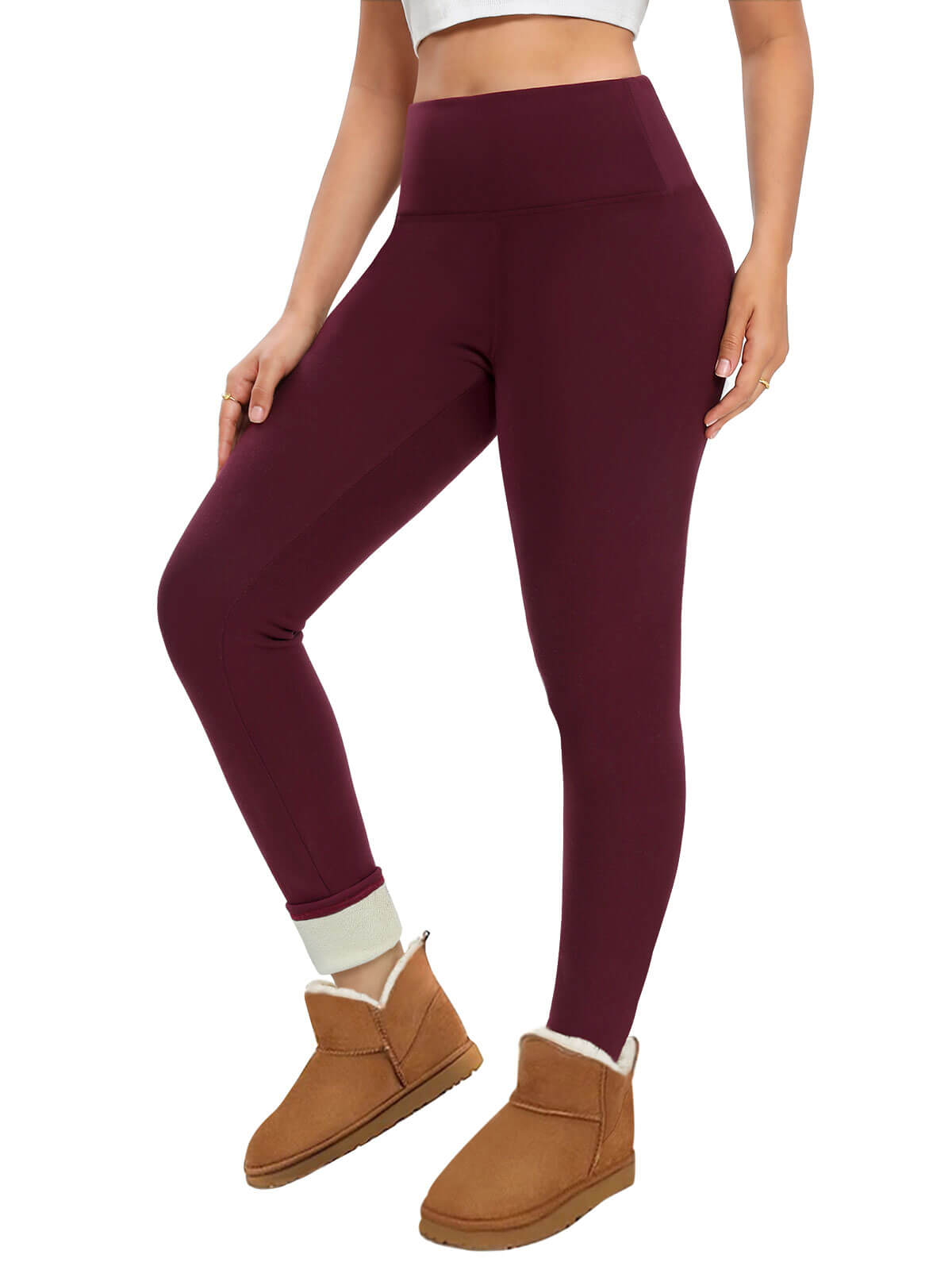 Damen Leinenhose Weites Bein