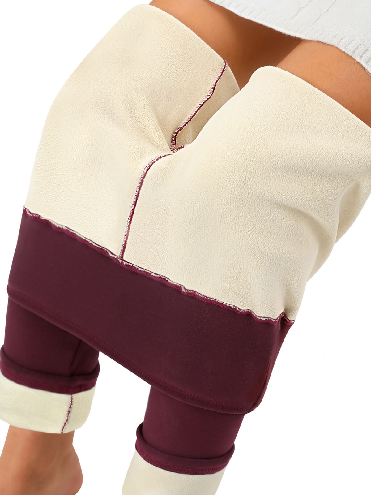 Damen Leinenhose Weites Bein