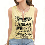 Summer Casual V Neck Vest Tops For Women