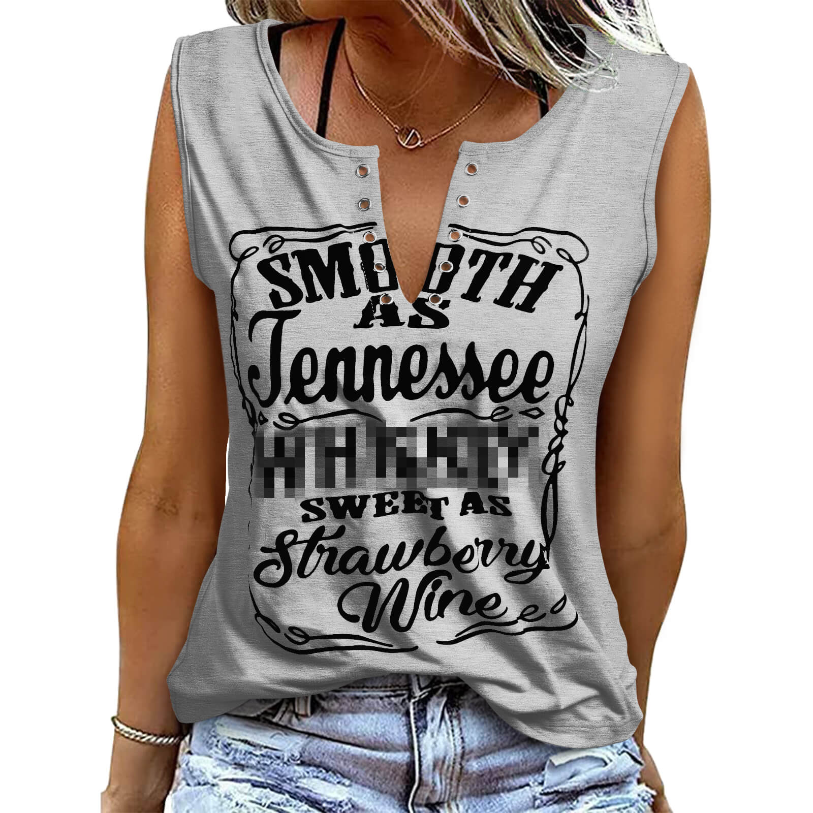 Summer Casual V Neck Vest Tops For Women