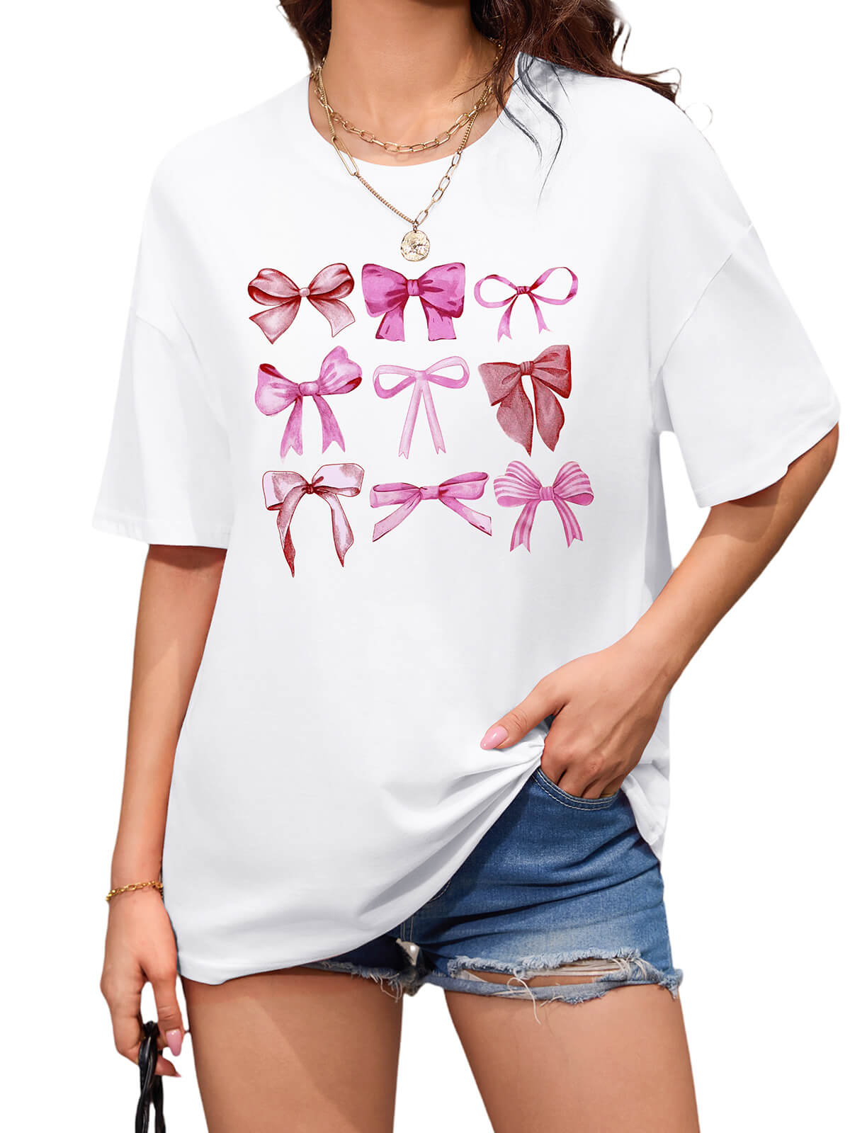 T-shirts amples pour femmes