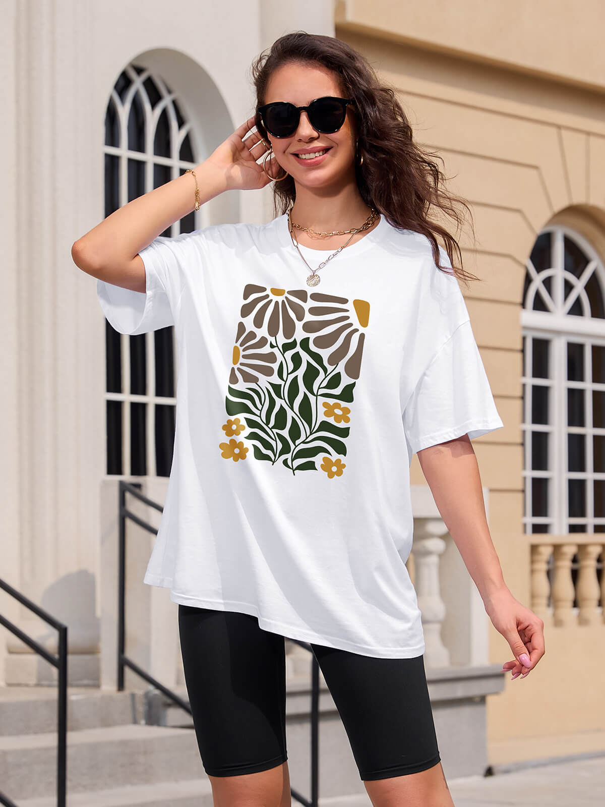 T-shirts amples pour femmes