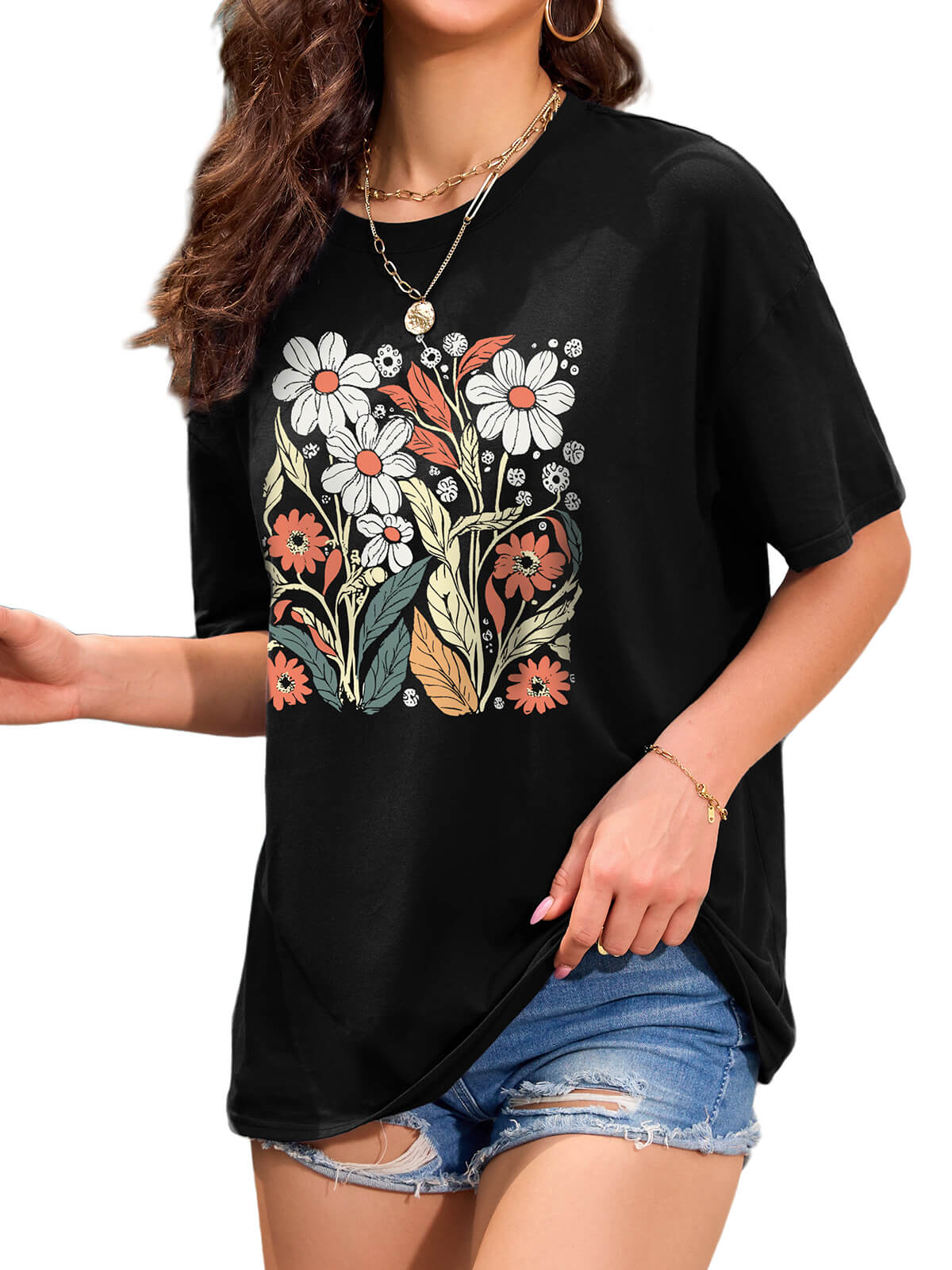 T-shirts amples pour femmes