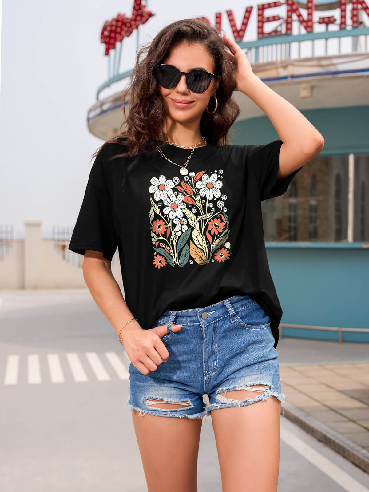 T-shirts amples pour femmes