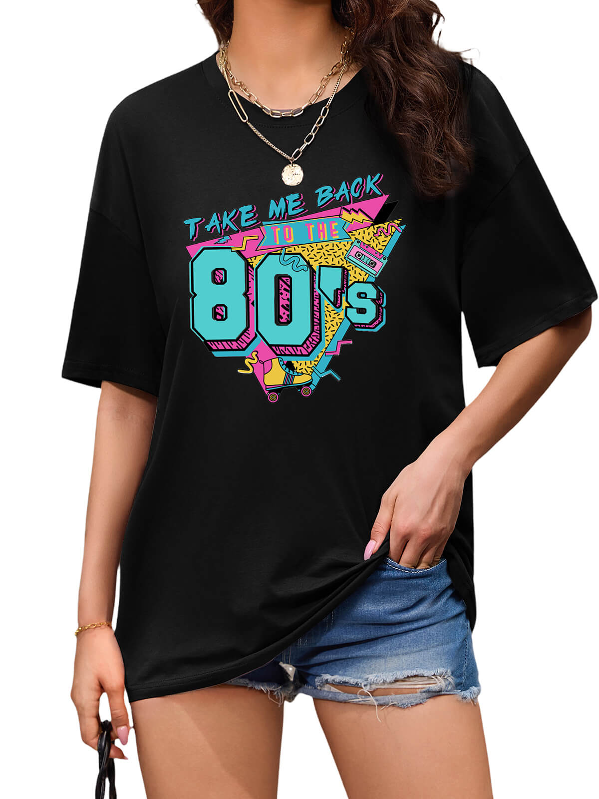 T-shirts amples pour femmes