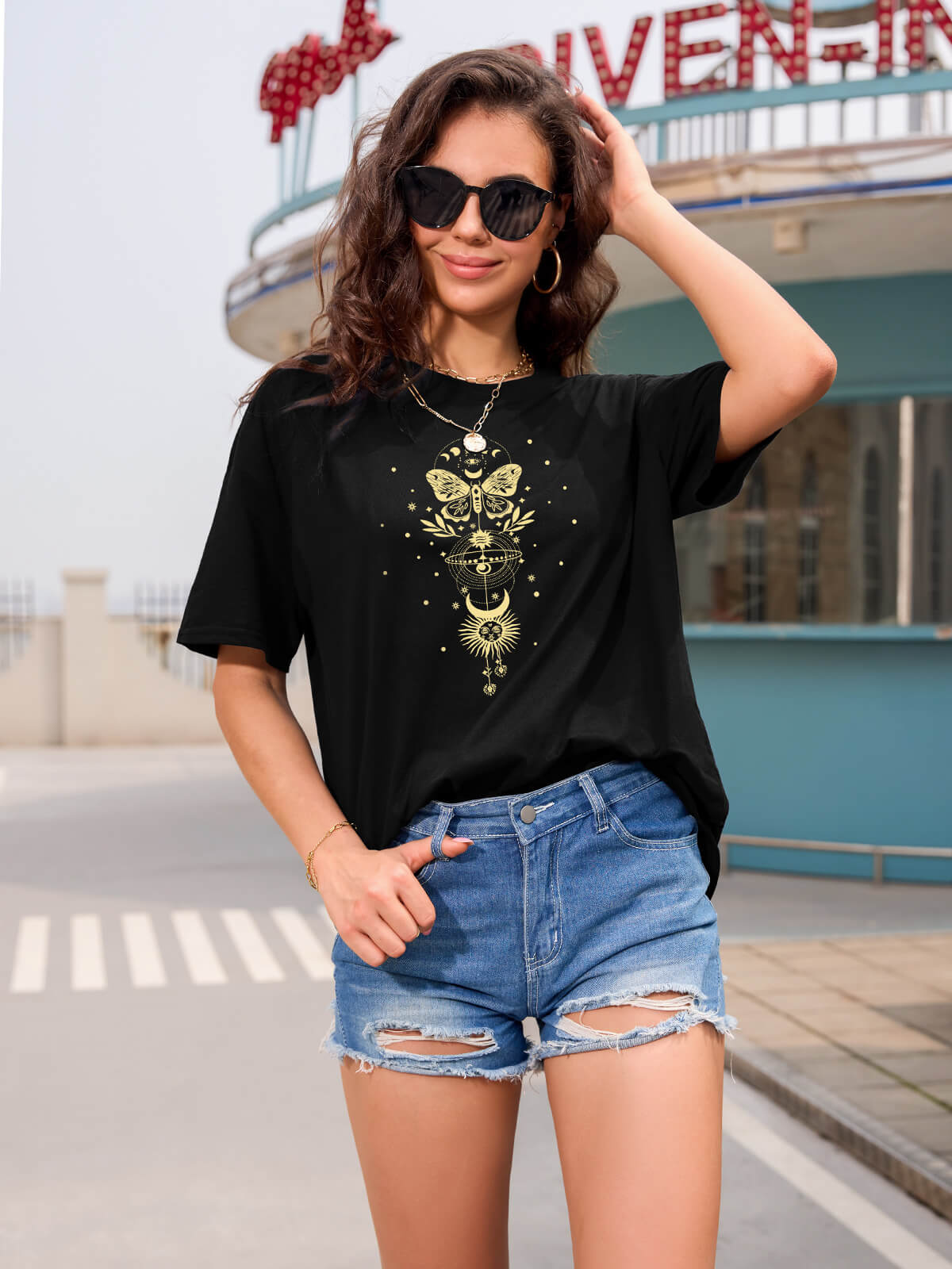 T-shirts amples pour femmes