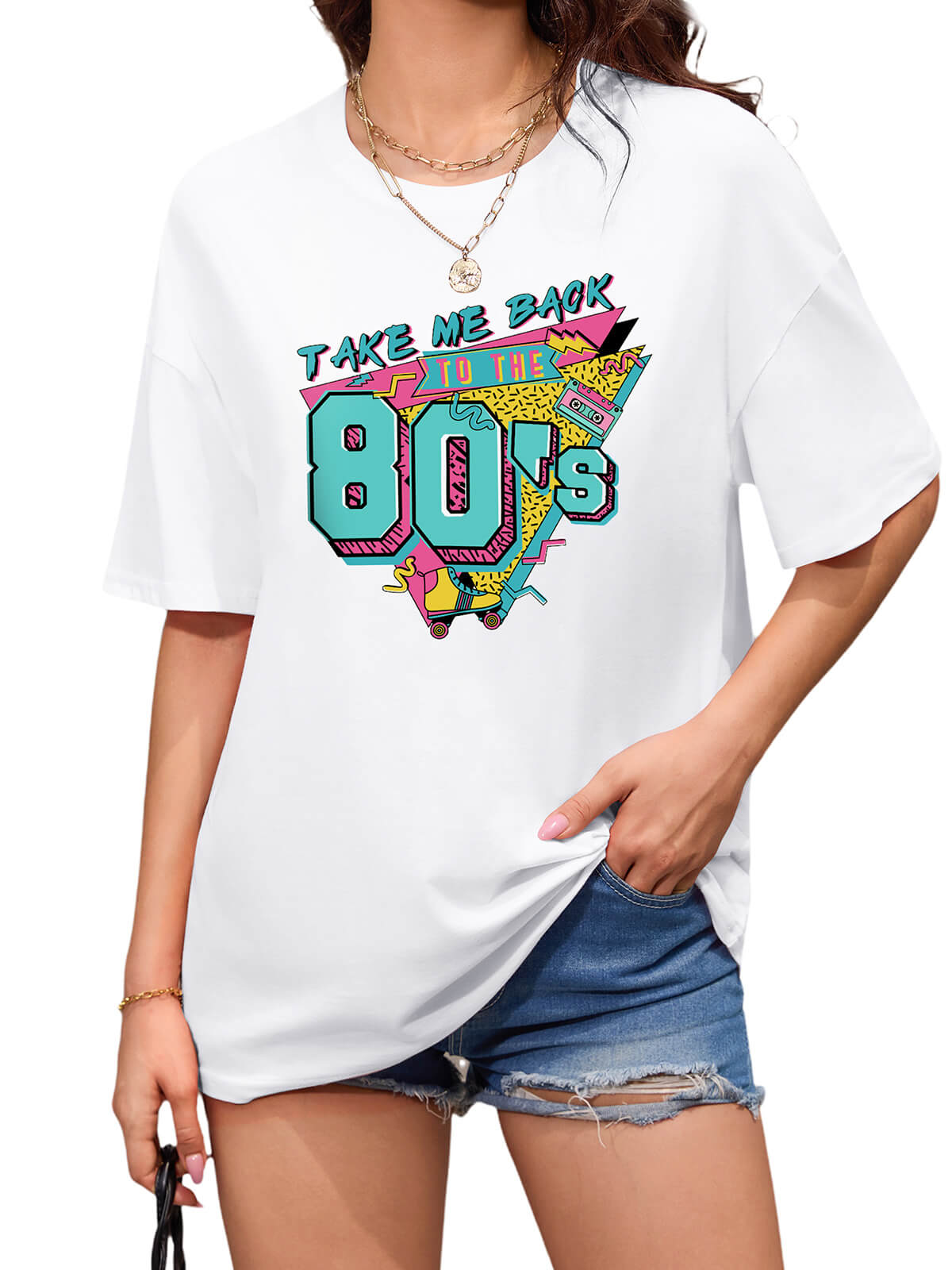 T-shirts amples pour femmes