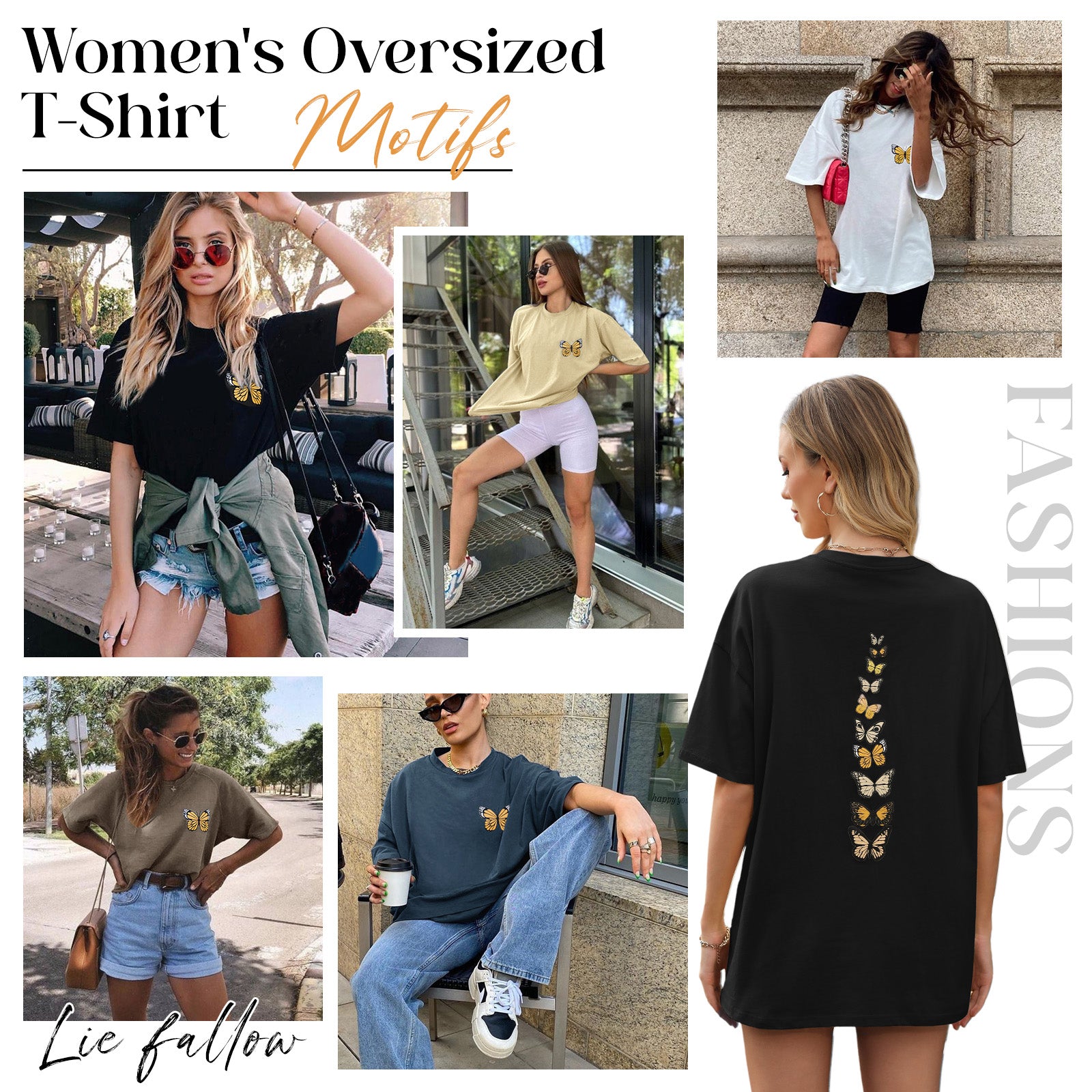 T-shirts amples pour femmes