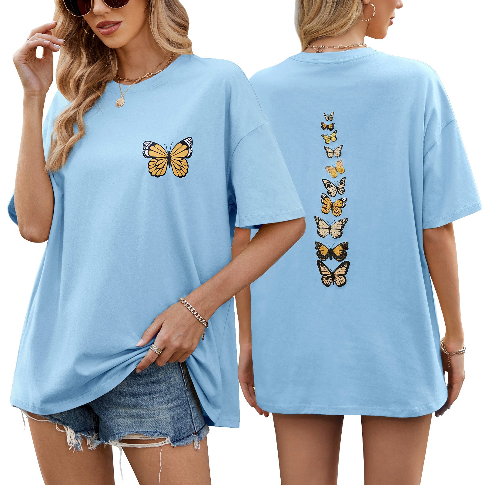 T-shirts amples pour femmes