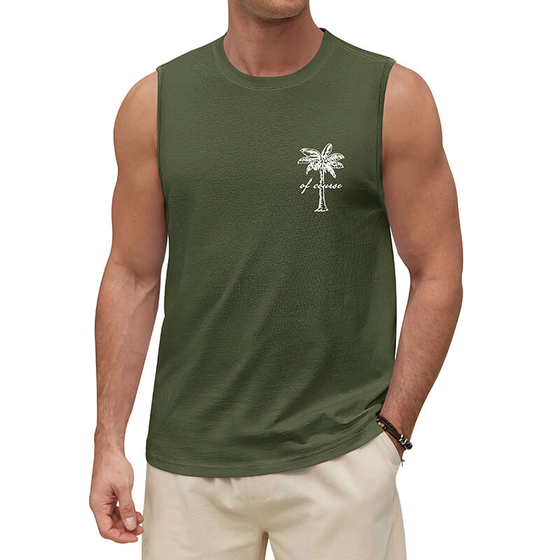 Mens Vests Tops Sleeveless T-shirt