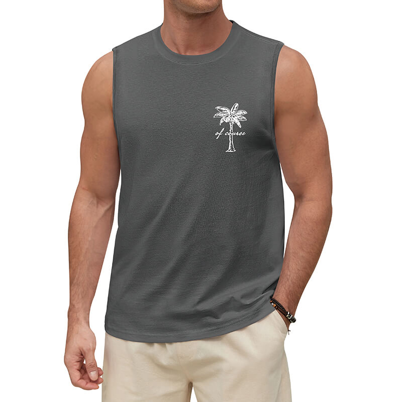 Mens Vests Tops Sleeveless T-shirt