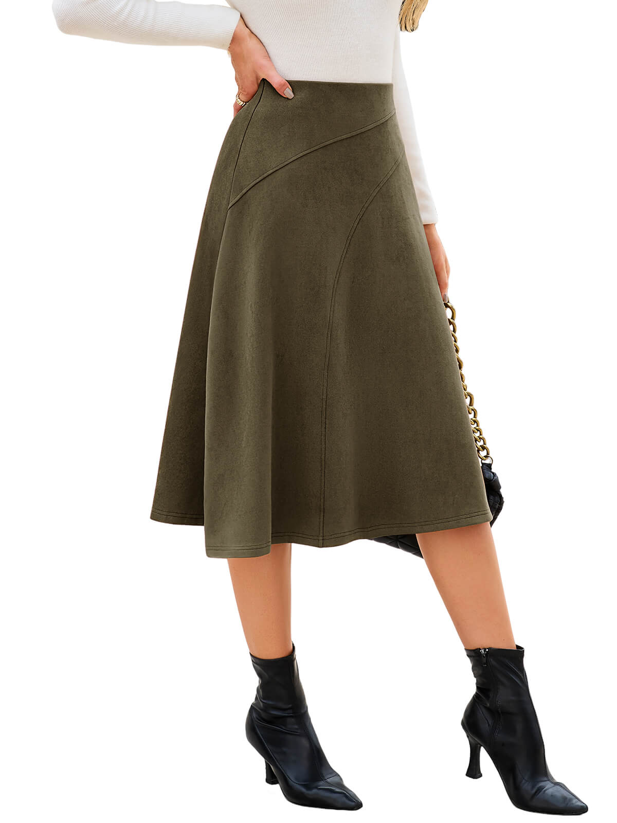 Pantalon en lin large pour femme