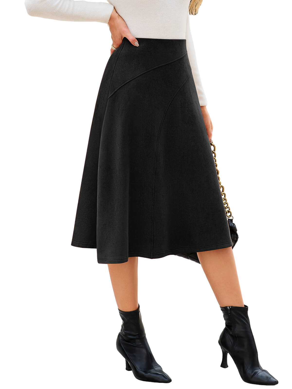 Pantalon en lin large pour femme