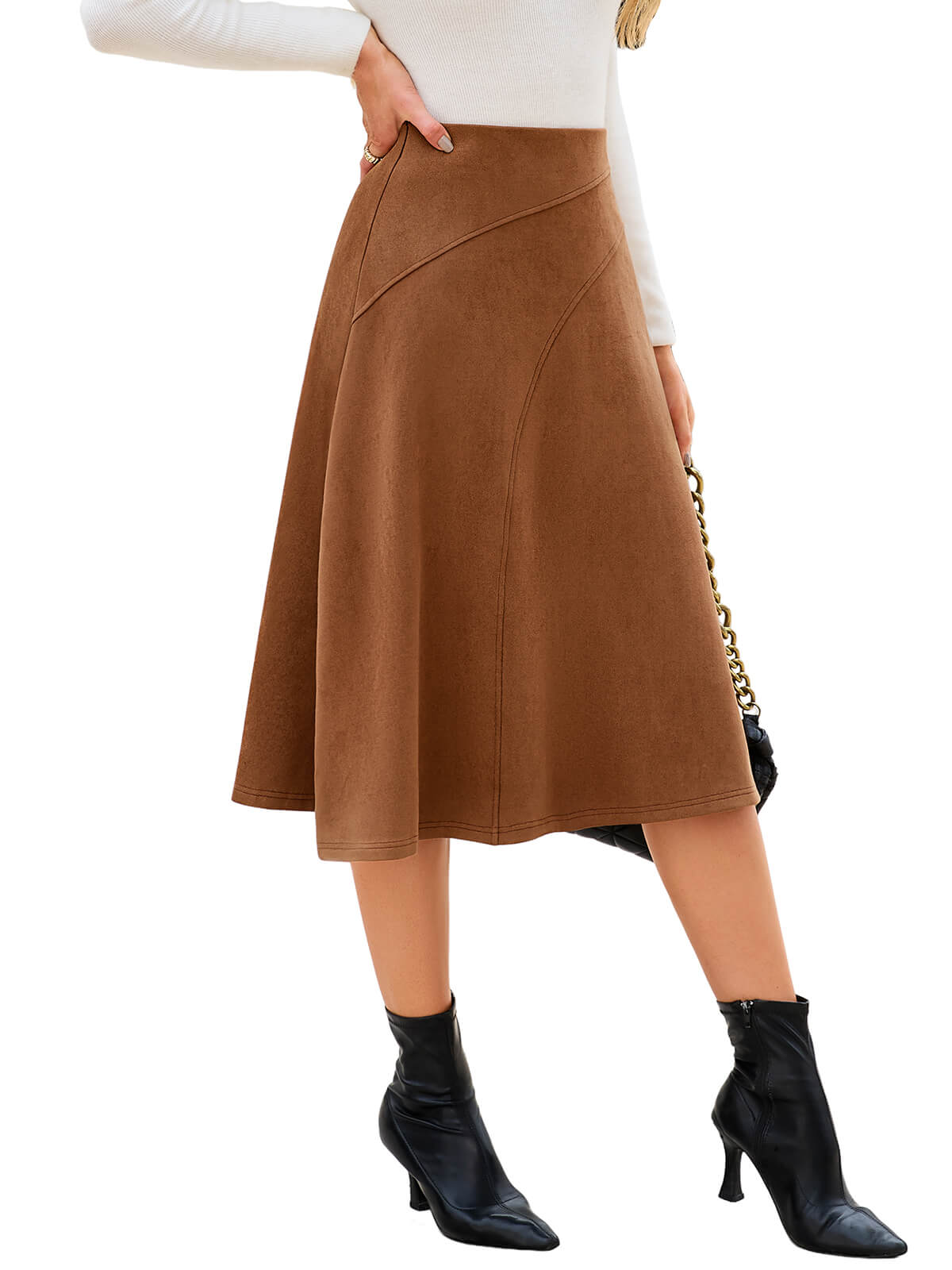 Pantalon en lin large pour femme