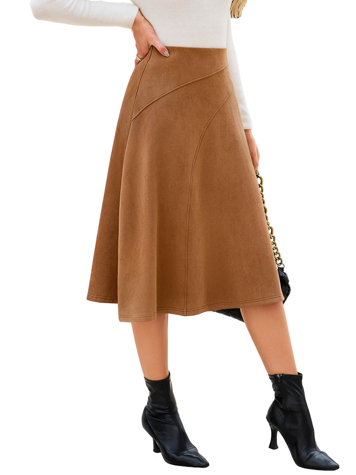Pantalon en lin large pour femme