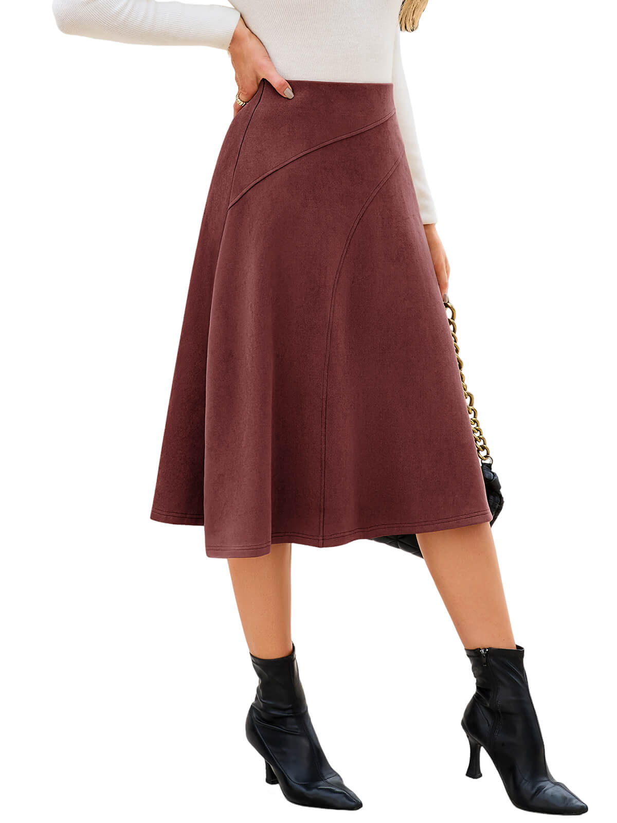 Pantalon en lin large pour femme