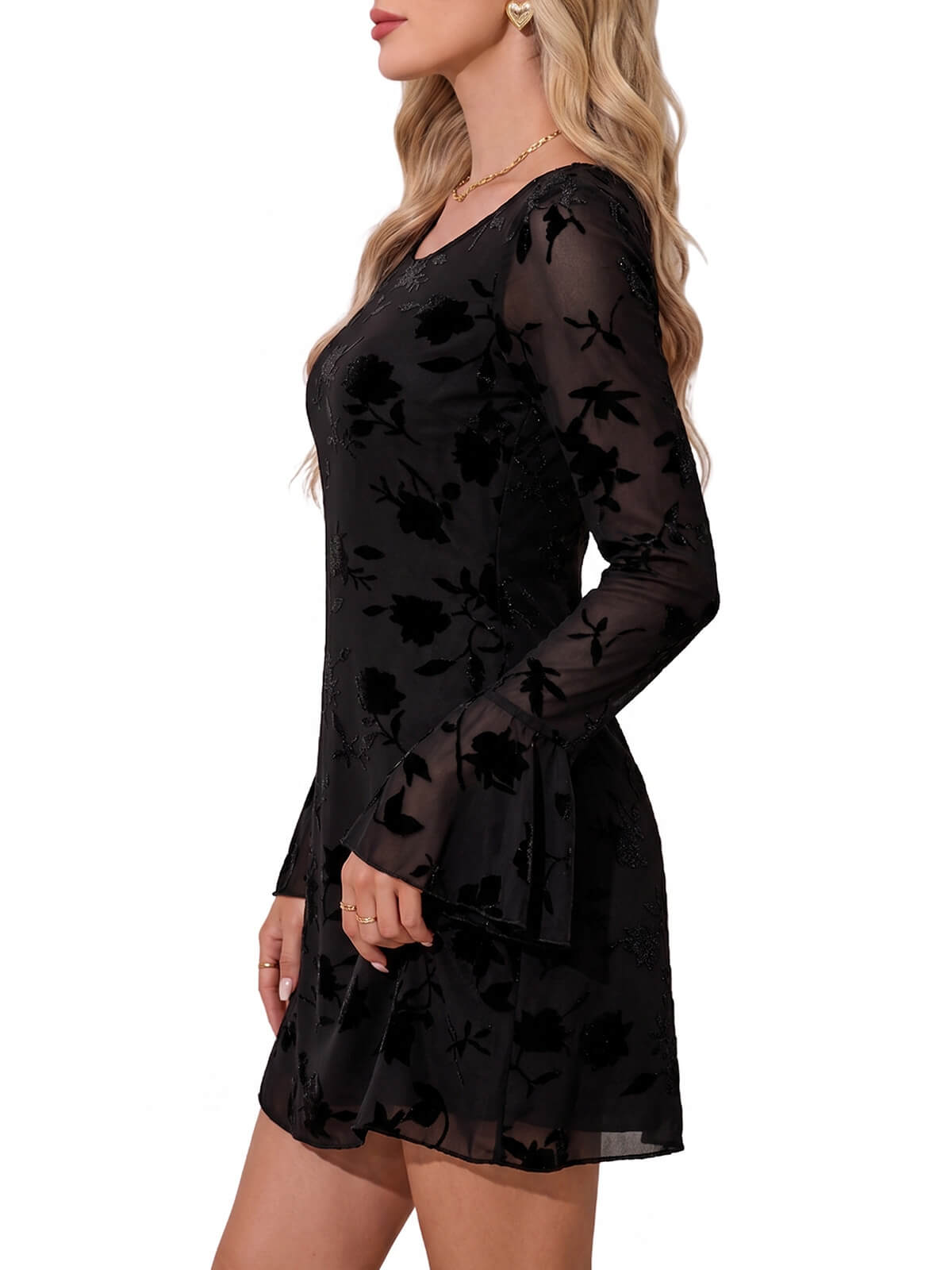 Damen Leinenhose Weites Bein