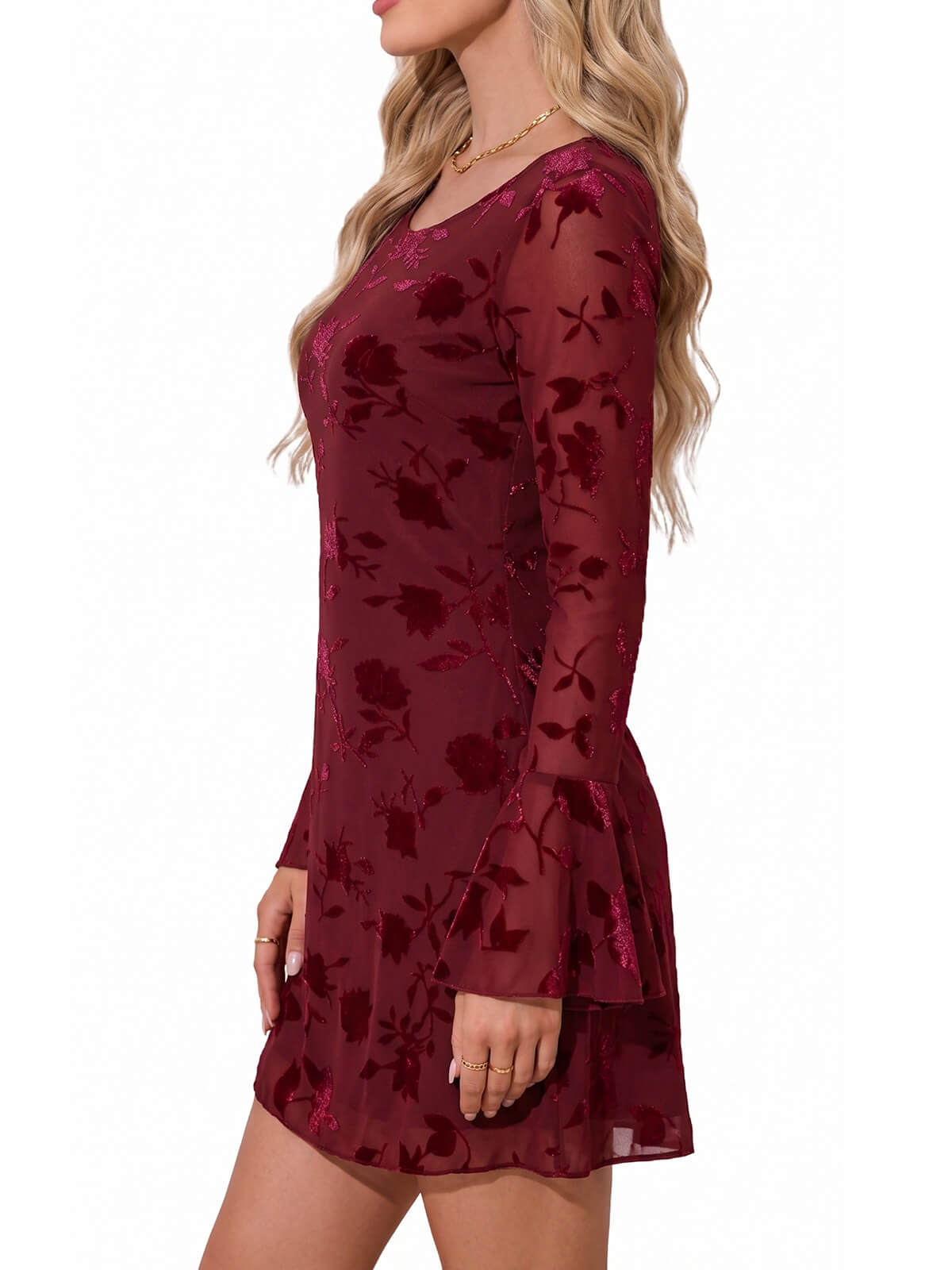 Damen Leinenhose Weites Bein