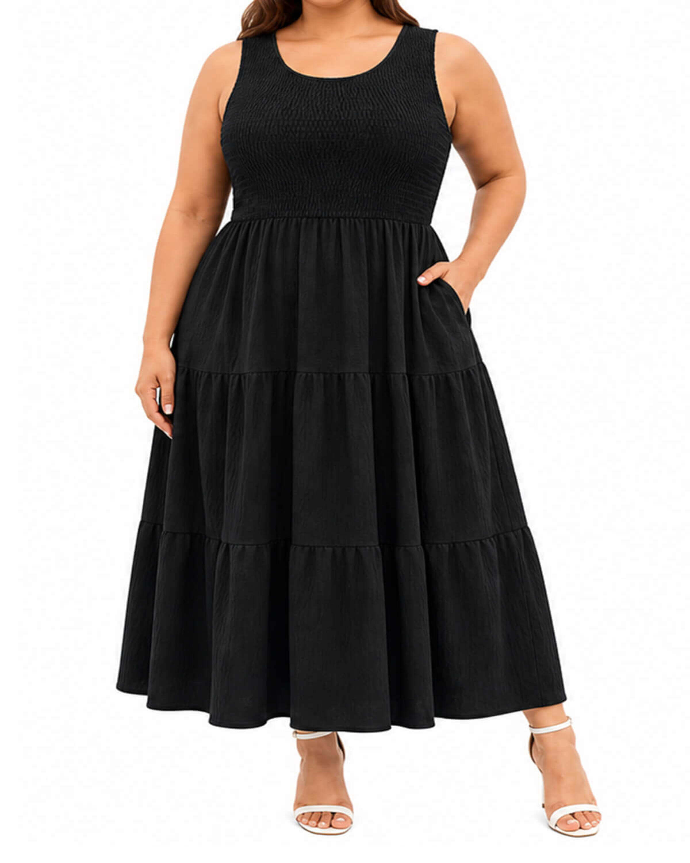 HEEKPEK Women’s Lightweight Summer Midi with Pockets