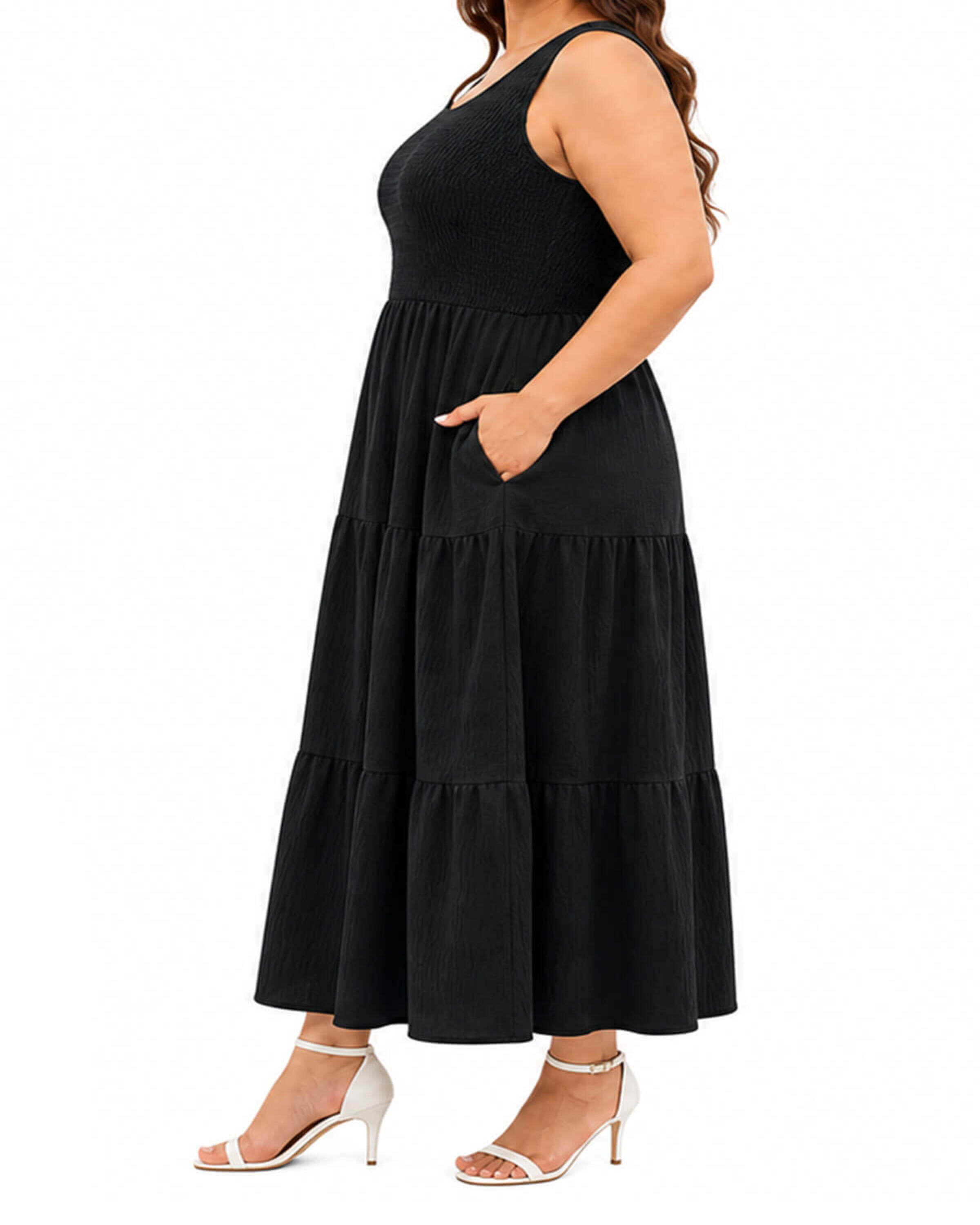 HEEKPEK Women’s Lightweight Summer Midi with Pockets