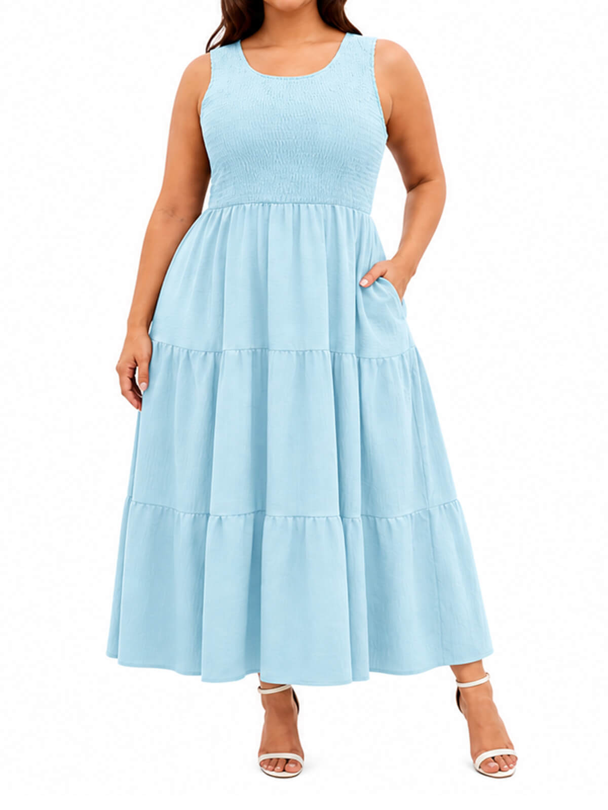 HEEKPEK Women’s Lightweight Summer Midi with Pockets