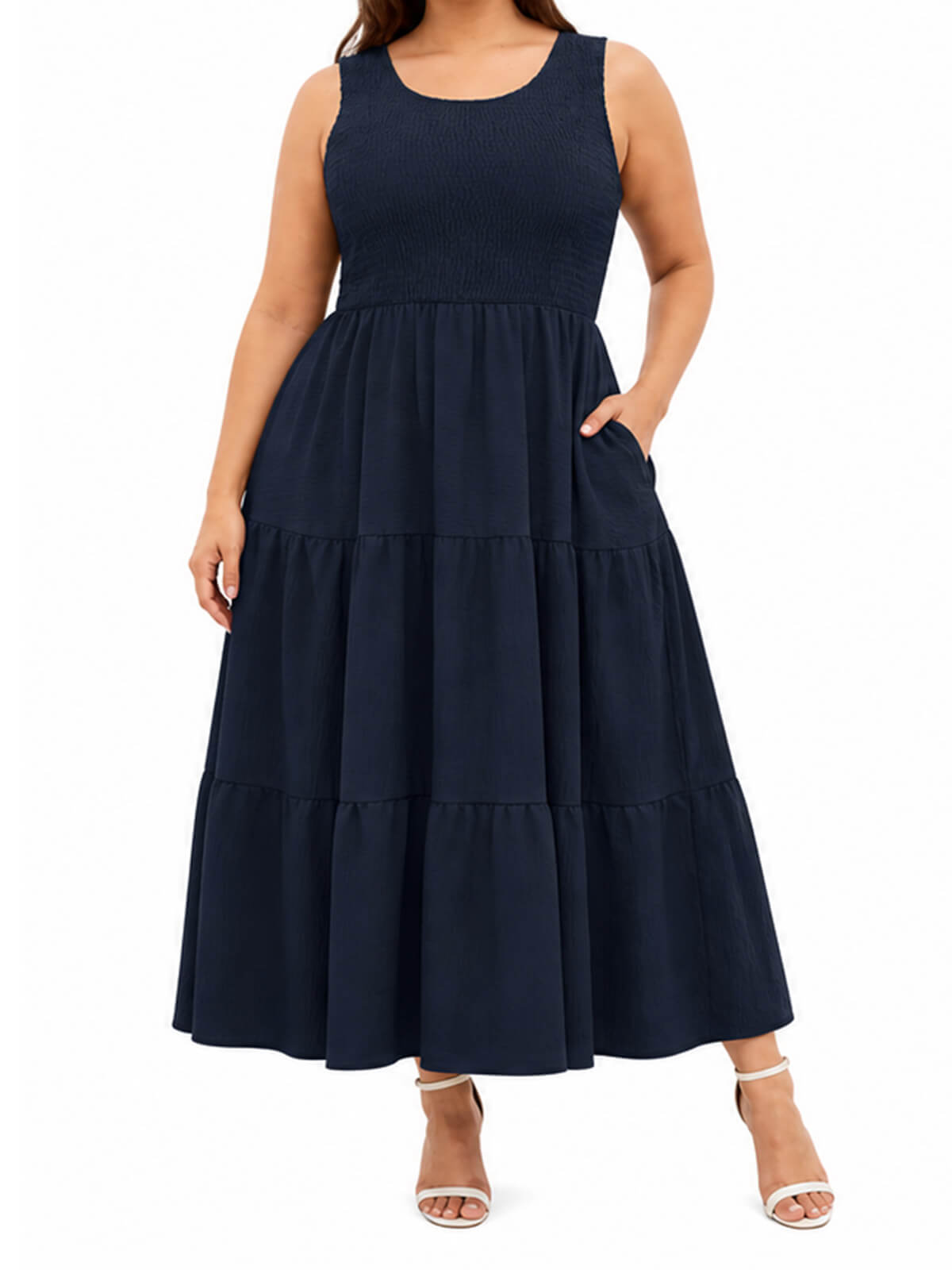 HEEKPEK Women’s Lightweight Summer Midi with Pockets
