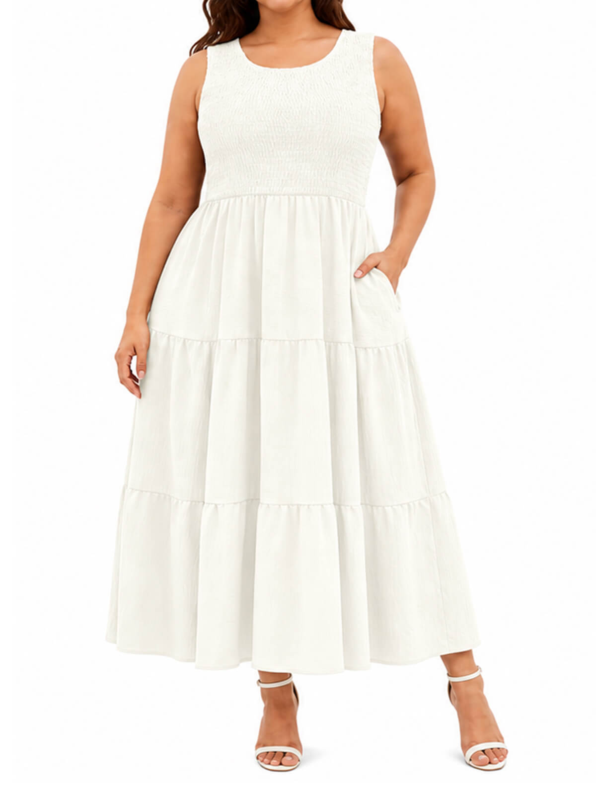 HEEKPEK Women’s Lightweight Summer Midi with Pockets