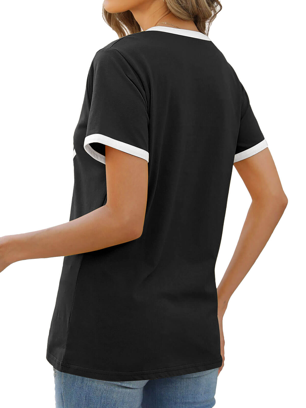 HEEKPEK Women’s Casual Printed Short Sleeve Tee