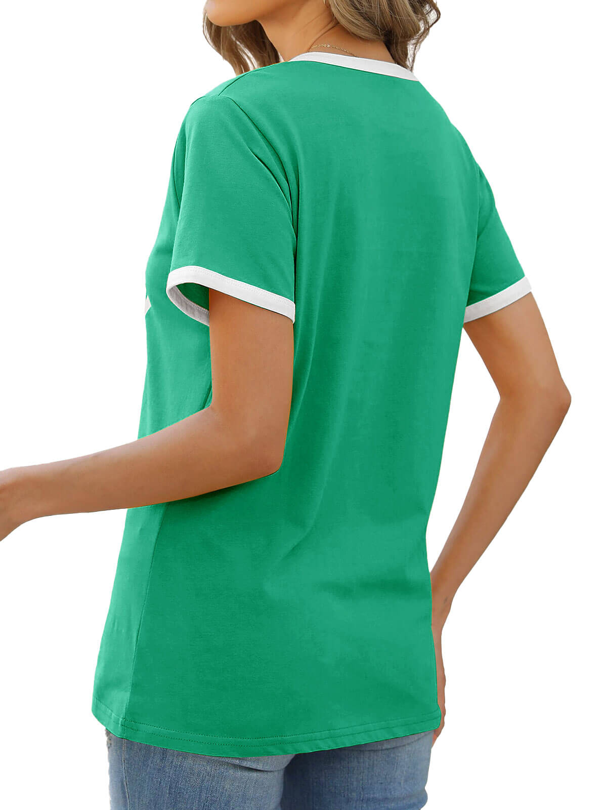 HEEKPEK Women’s Casual Printed Short Sleeve Tee