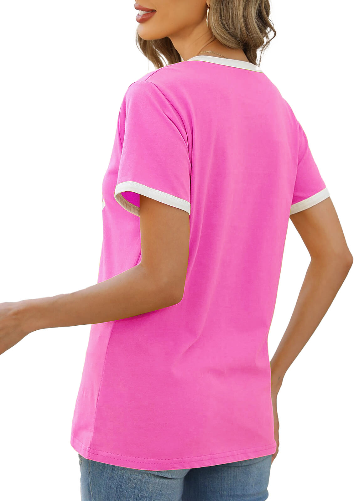 HEEKPEK Women’s Casual Printed Short Sleeve Tee