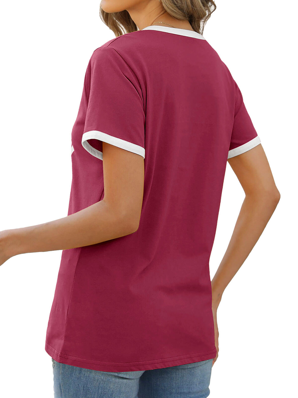 HEEKPEK Women’s Casual Printed Short Sleeve Tee