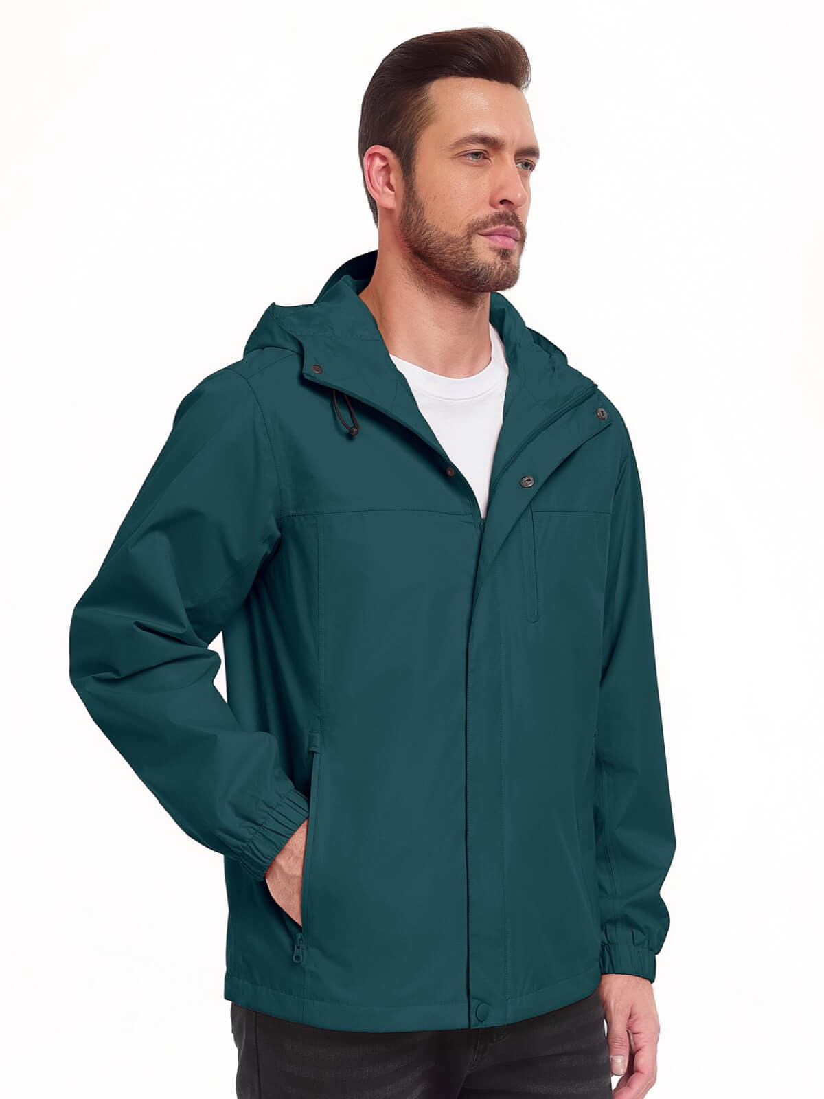 HEEKPEK Men’s Waterproof Lightweight Windbreaker Jacket