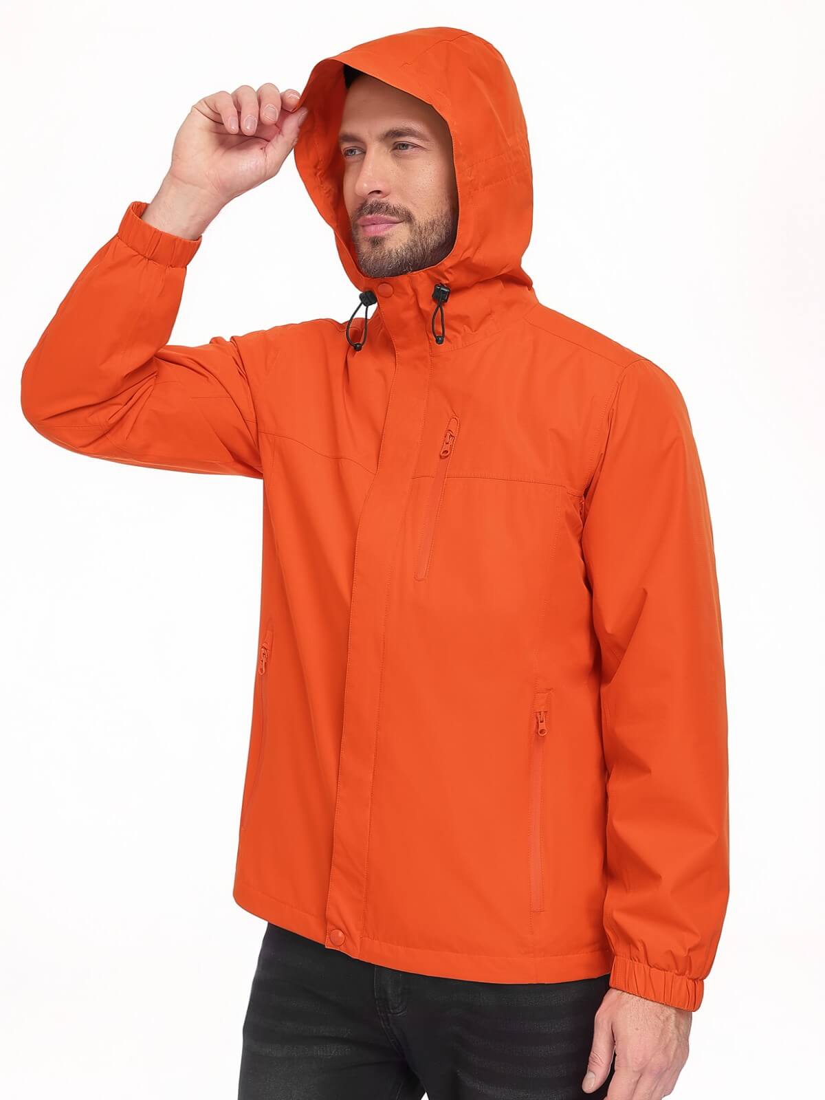HEEKPEK Men’s Waterproof Lightweight Windbreaker Jacket