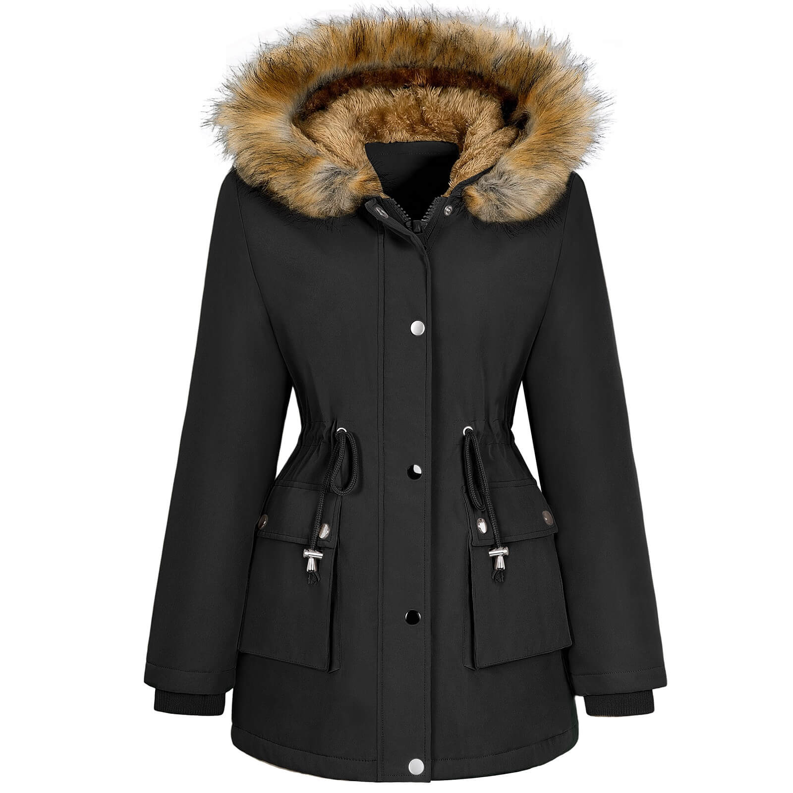 Women Fleece Lined Parka Jackets