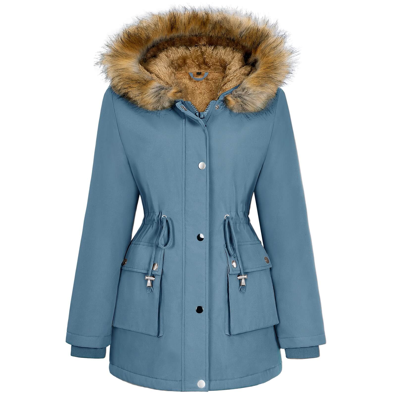 Women Fleece Lined Parka Jackets