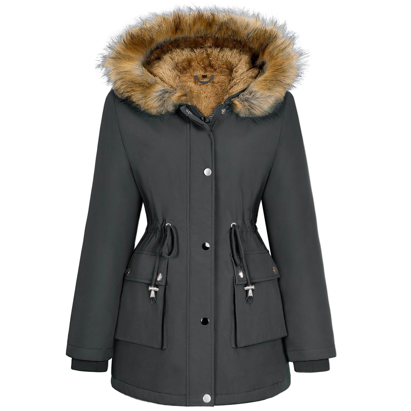 Women Fleece Lined Parka Jackets