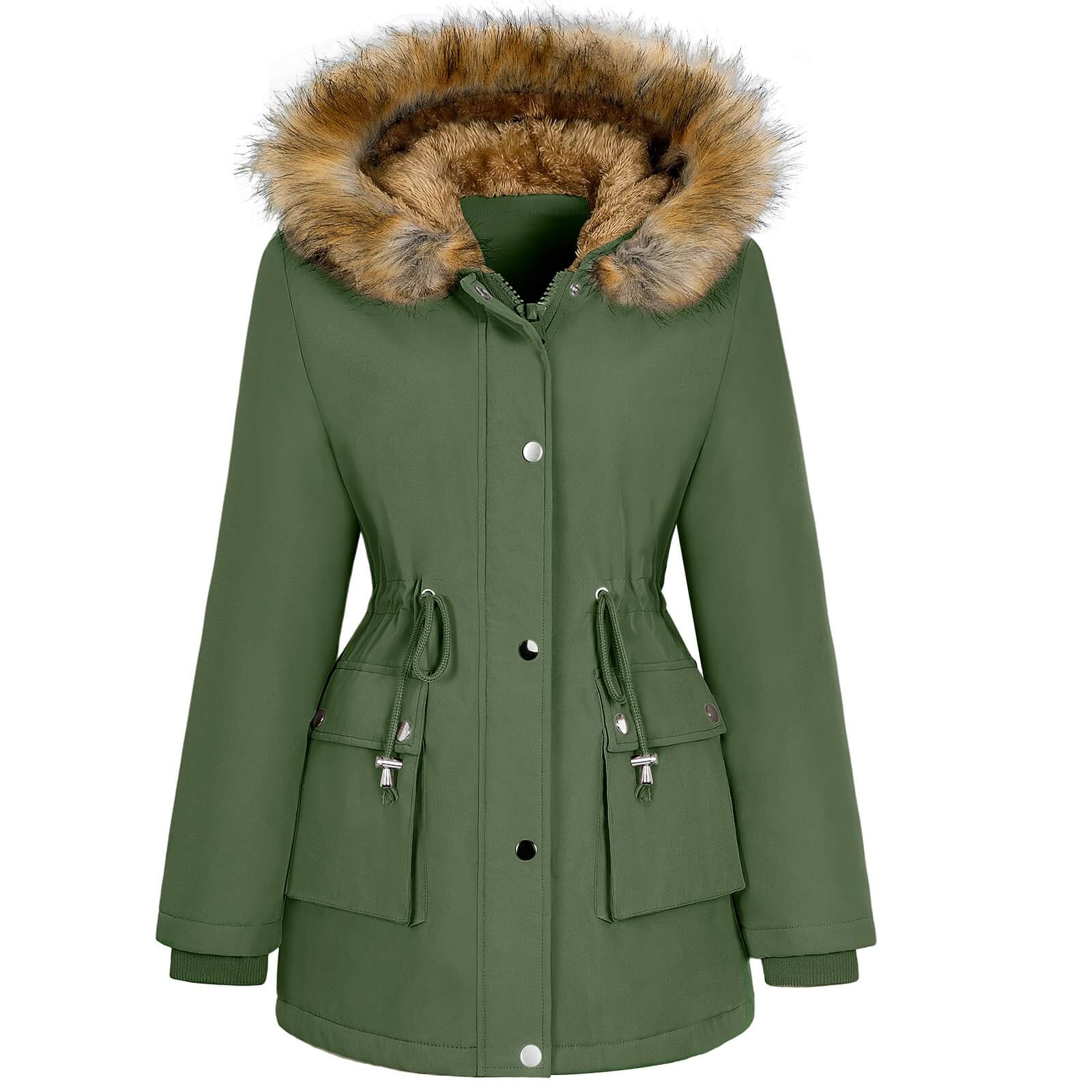 Women Fleece Lined Parka Jackets