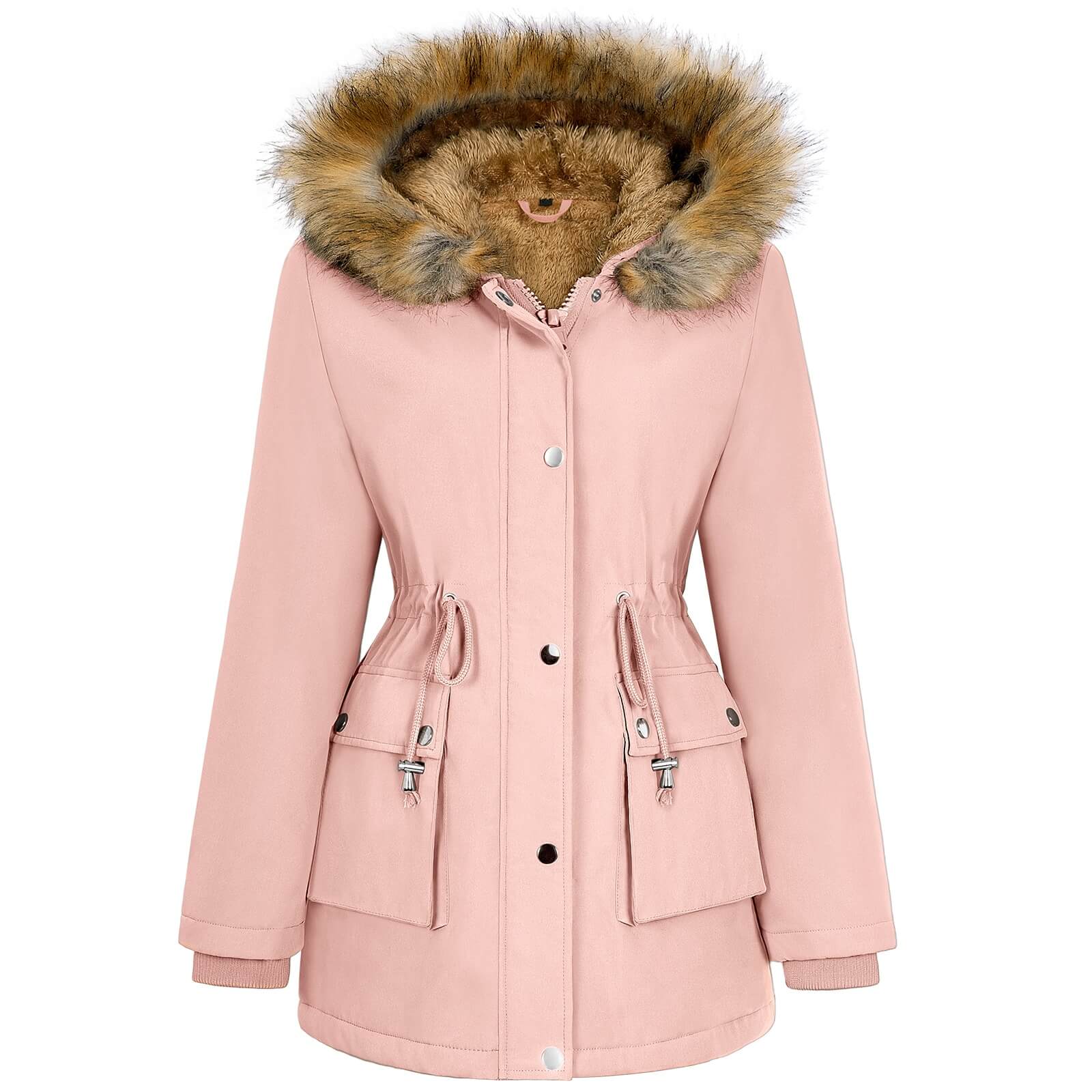 Women Fleece Lined Parka Jackets