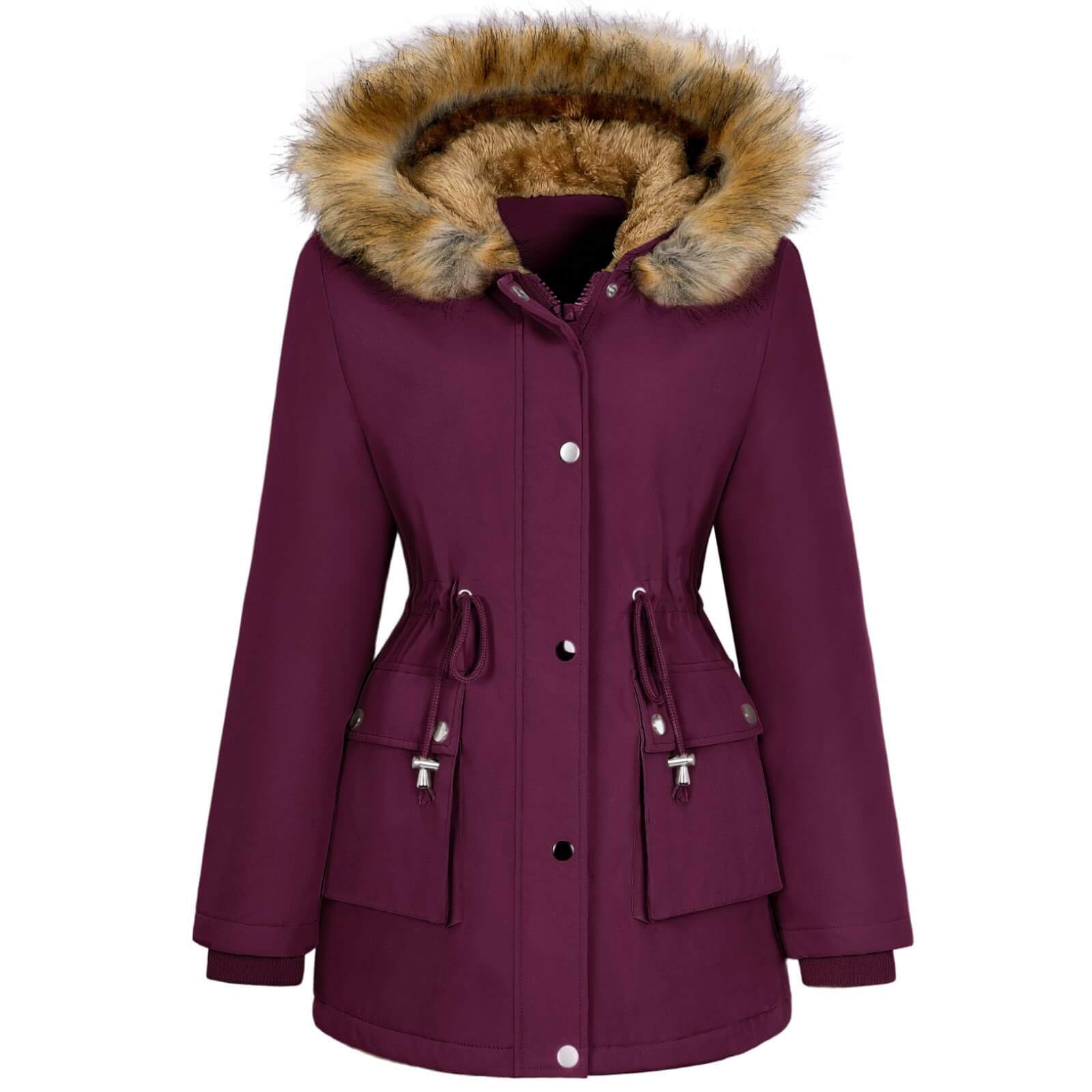 Women Fleece Lined Parka Jackets