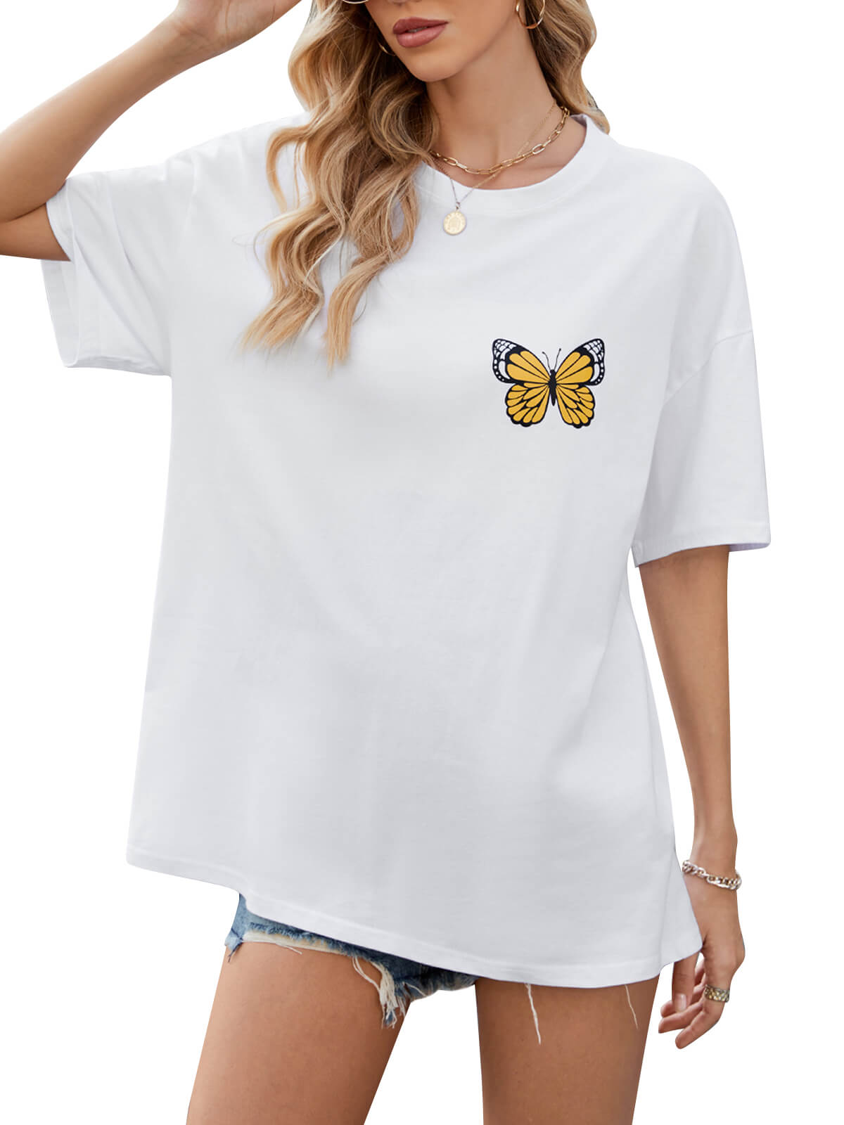 T-shirts amples pour femmes